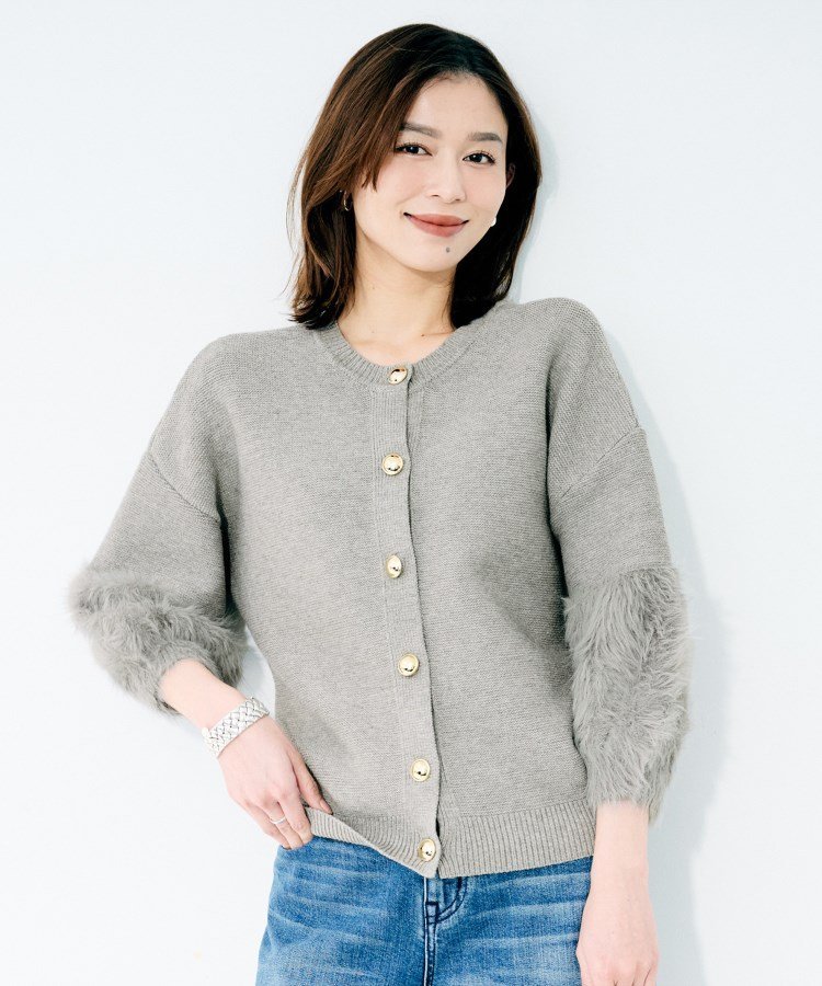 UNTITLED｜【TORRAZZO DONNA】ファースリーブ2wayプルオーバー