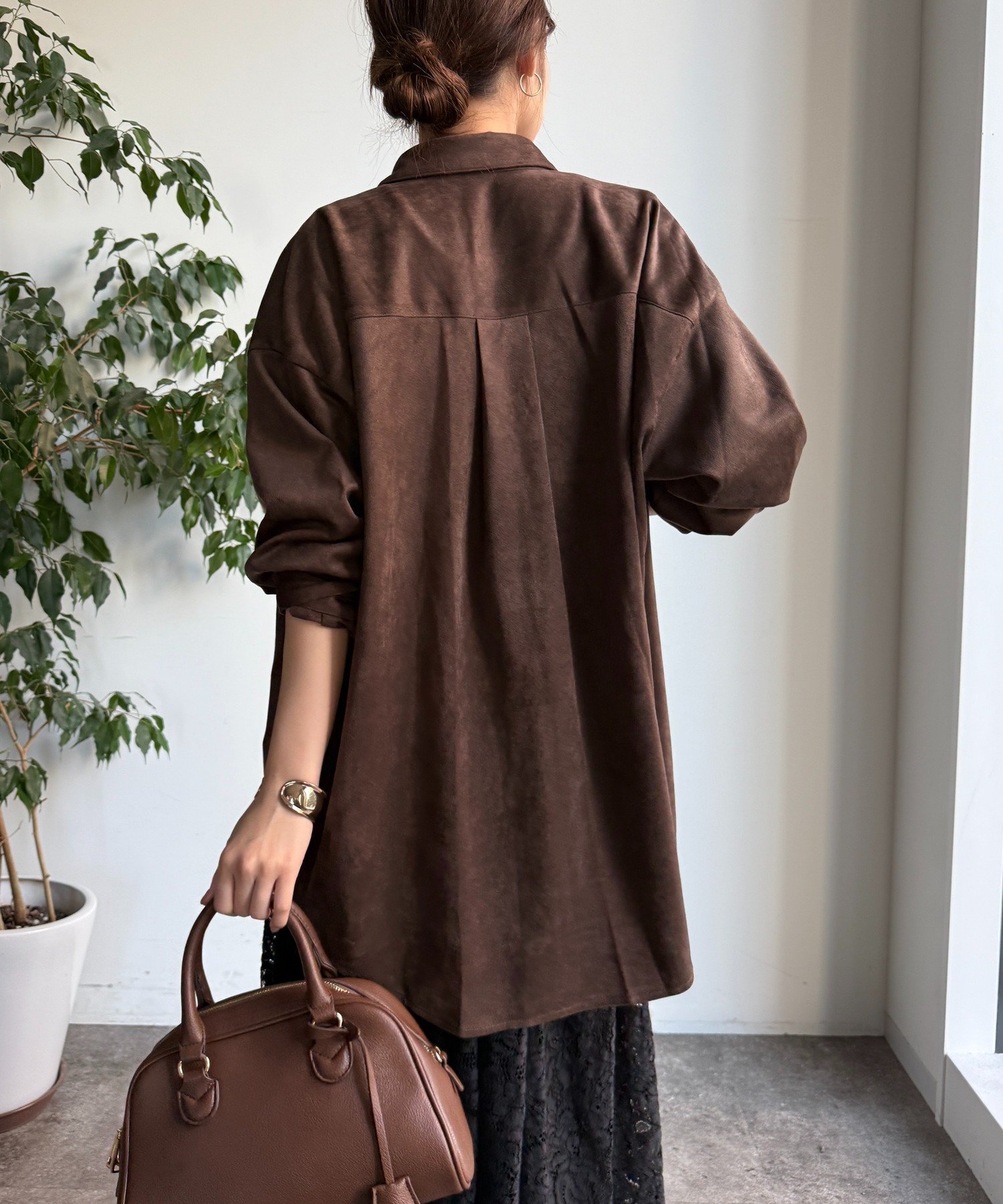 DOUDOU｜スウェードシャツ | Rakuten Fashion(楽天ファッション／旧