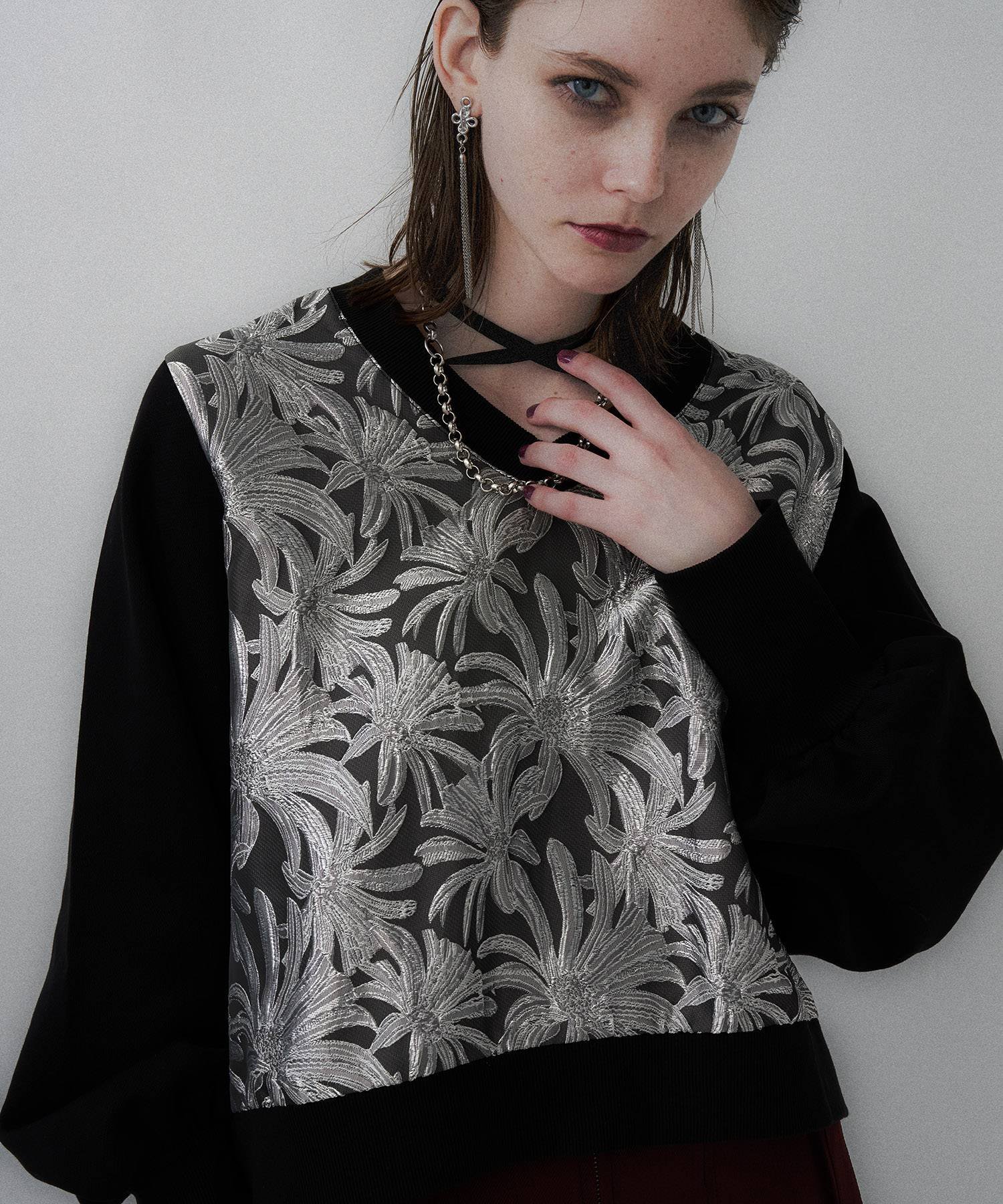 HARE｜ストリングジャガードキリカエVネックトップス | Rakuten