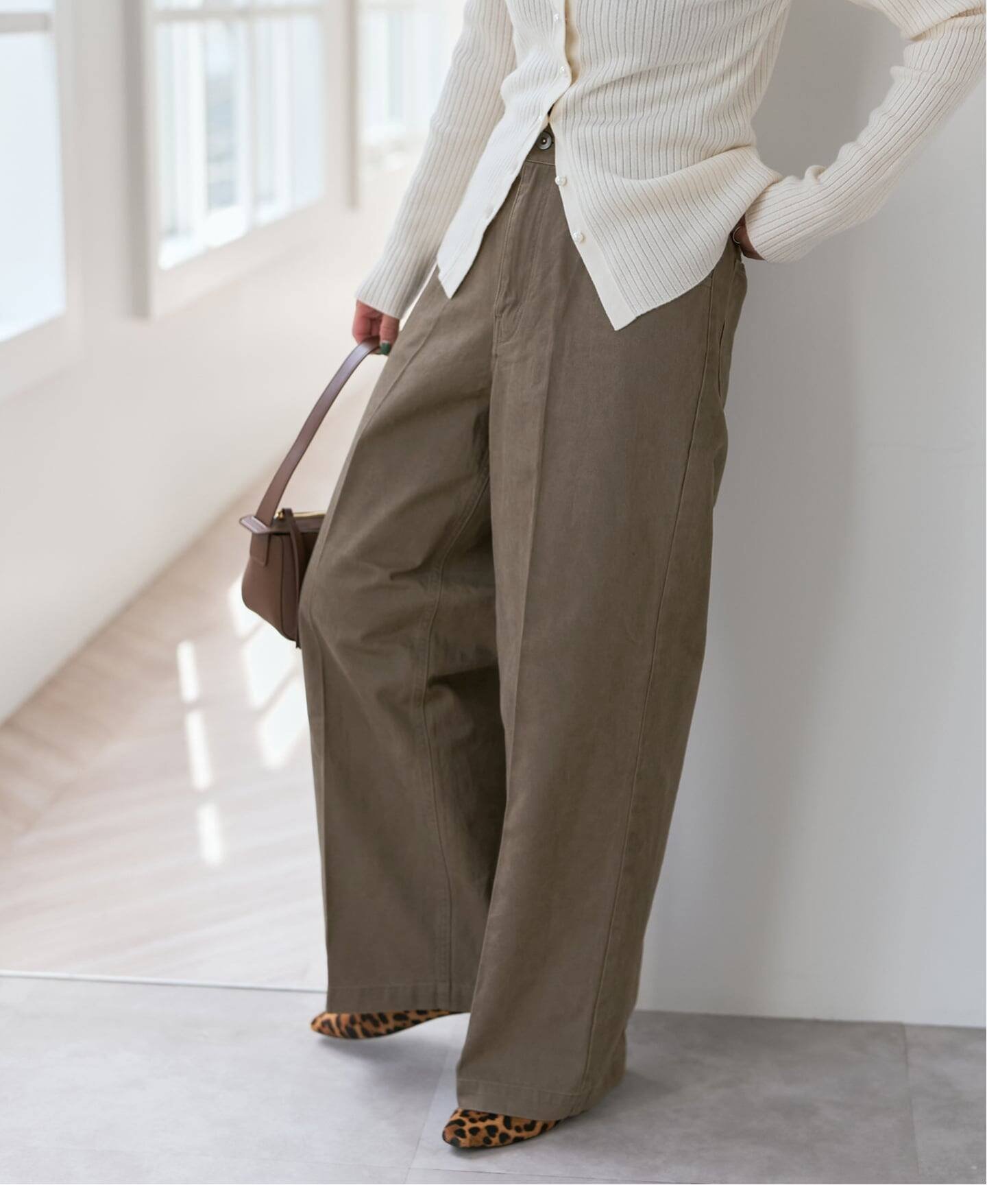 Spick & Span｜バックギャザーチノ | Rakuten Fashion(楽天