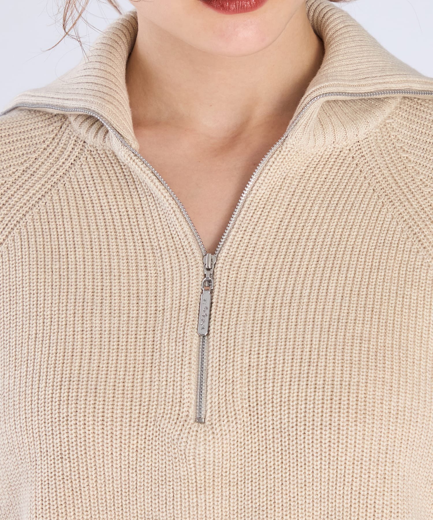 agnes b.｜ハーフジップ ニット プルオーバー | Rakuten Fashion(楽天