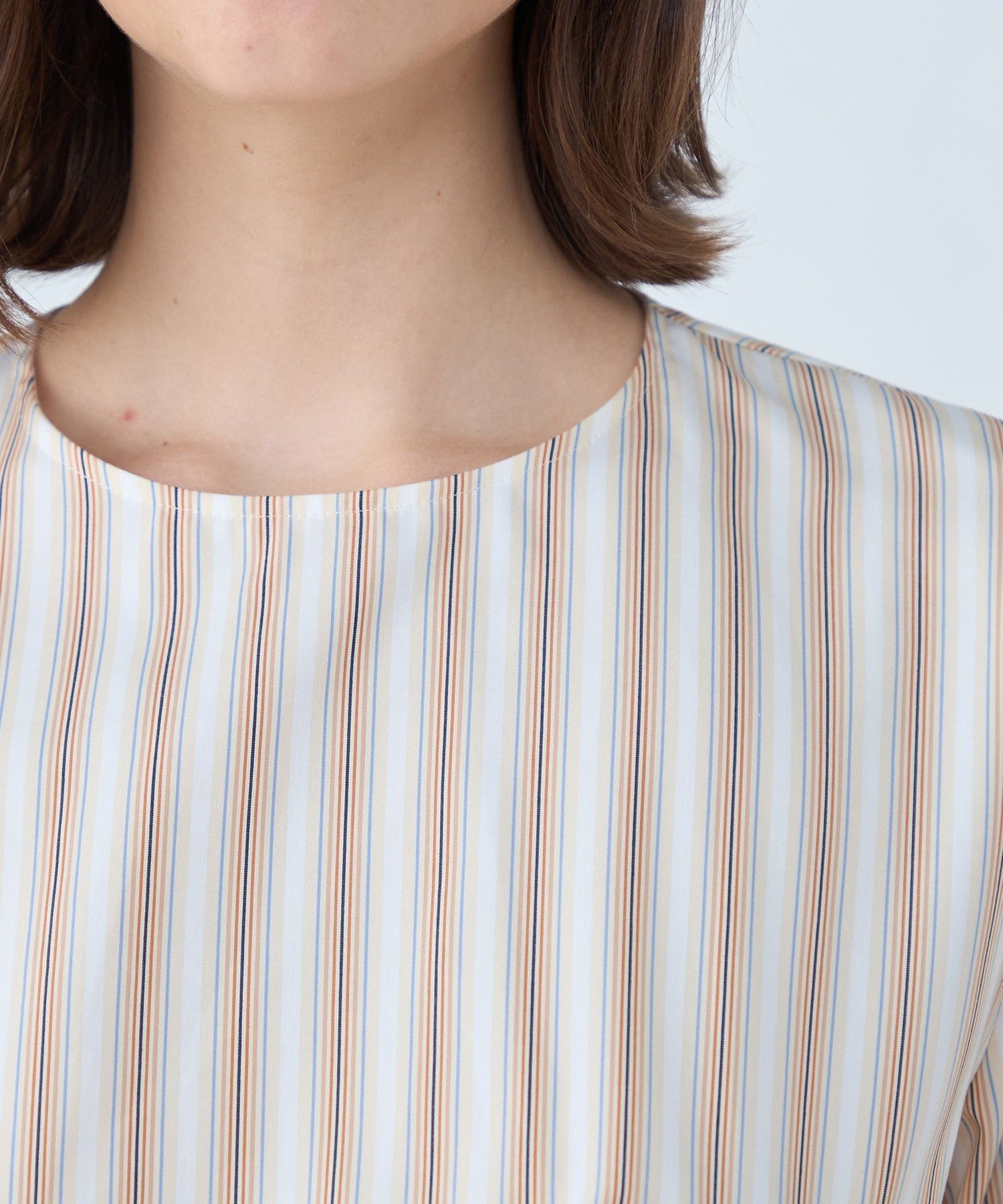 TOMORROWLAND｜コットンブロード プルオーバーブラウス | Rakuten