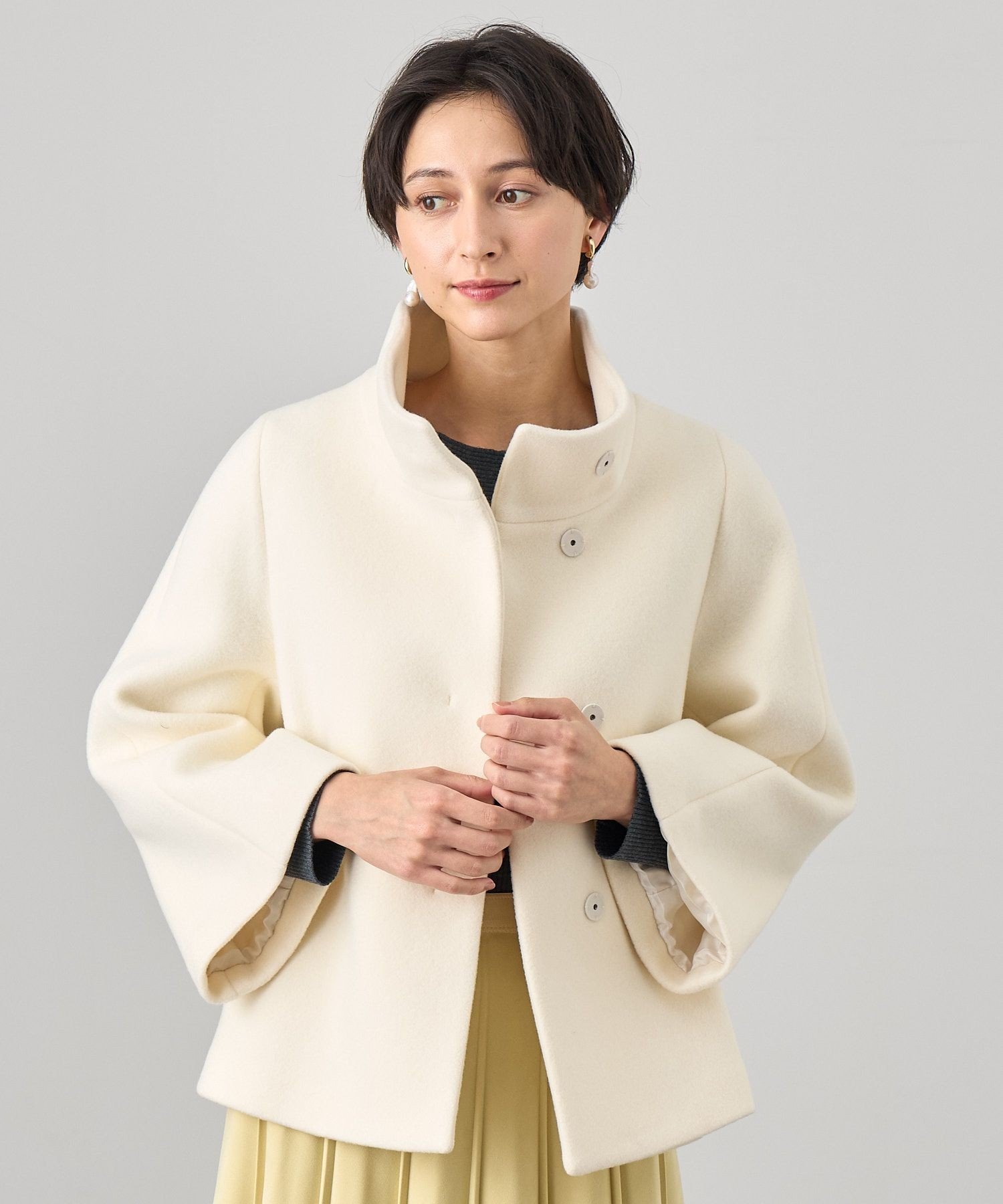 ANAYI｜ウールビーバーショートコート | Rakuten Fashion(楽天
