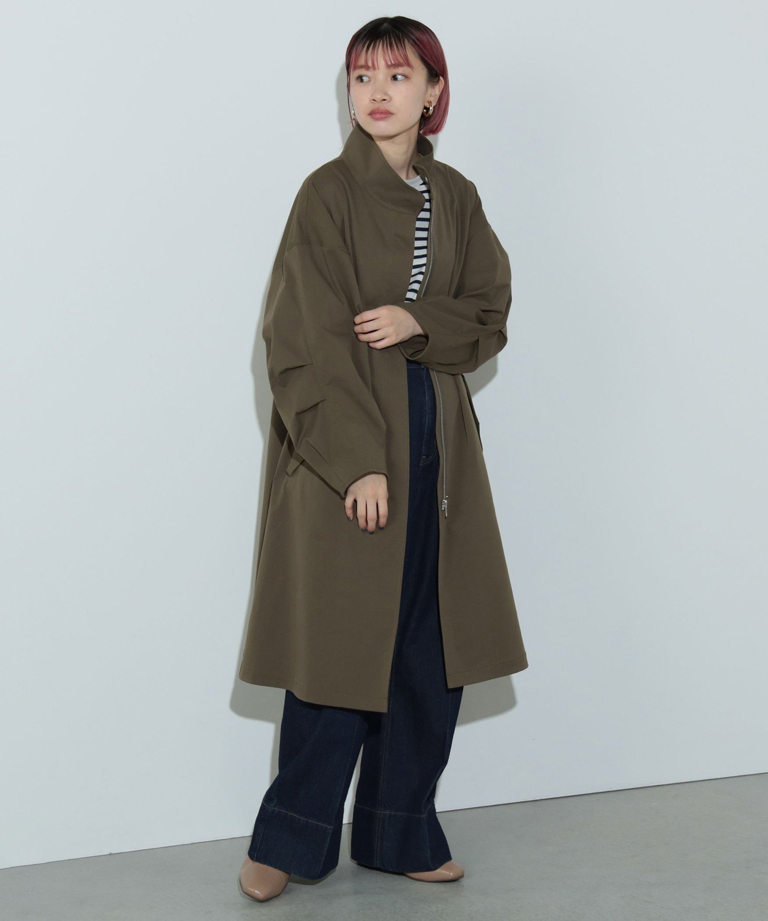 BEAMS OUTLET｜ボアベスト付き モッズコート (セットアイテム