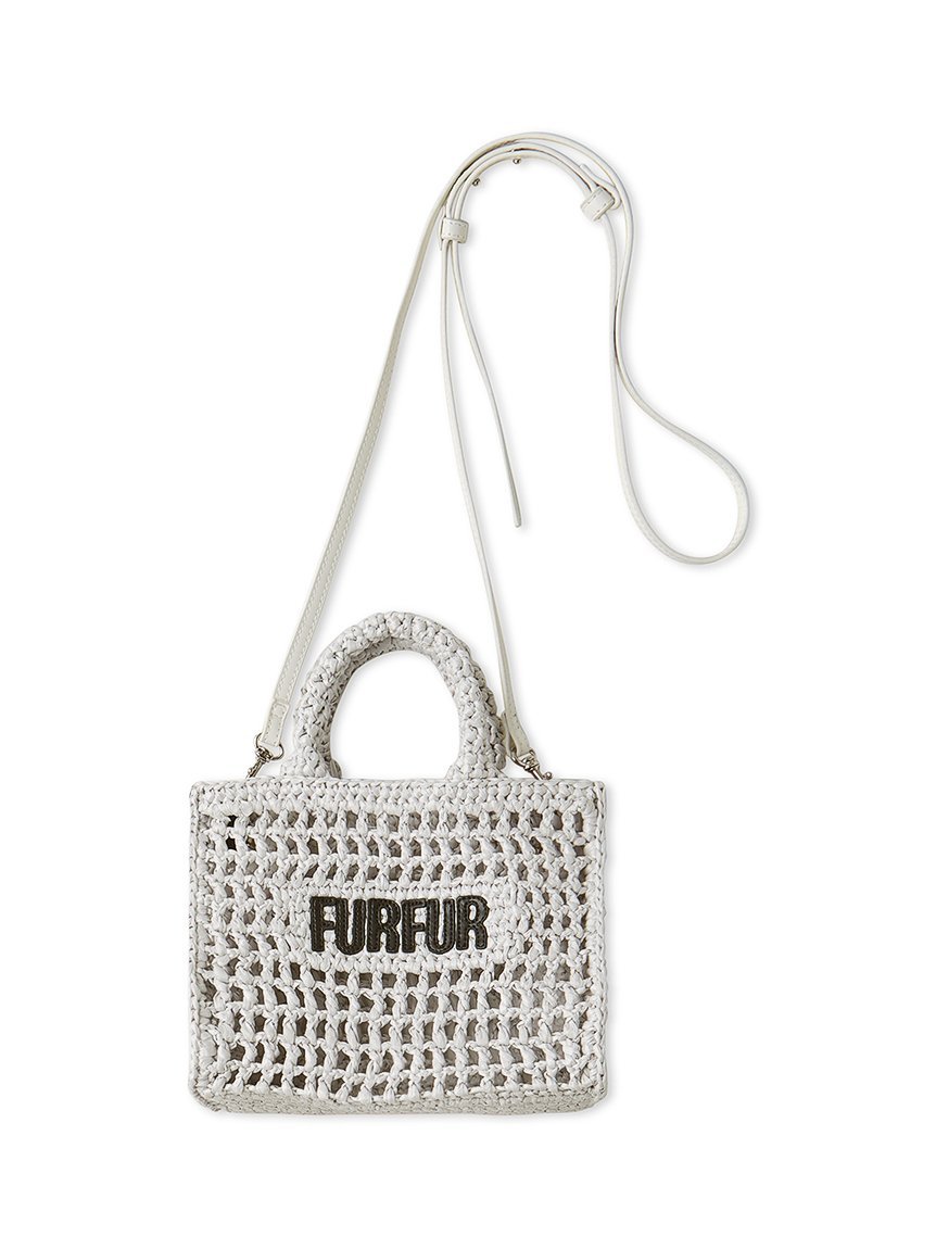 FURFUR｜【限定カラー】ラフィアロゴトートバッグ | Rakuten Fashion
