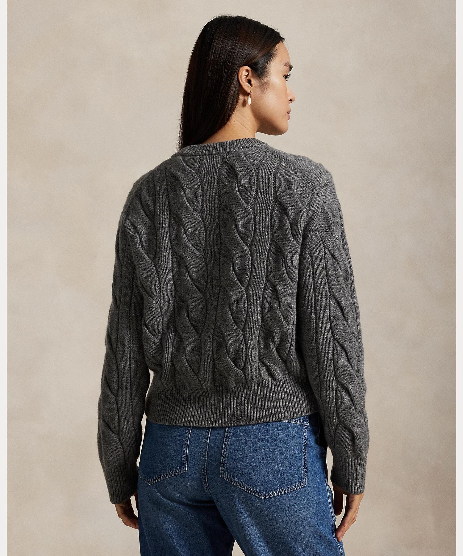 RALPH LAUREN｜ケーブルニット ウールカシミヤ カーディガン | Rakuten