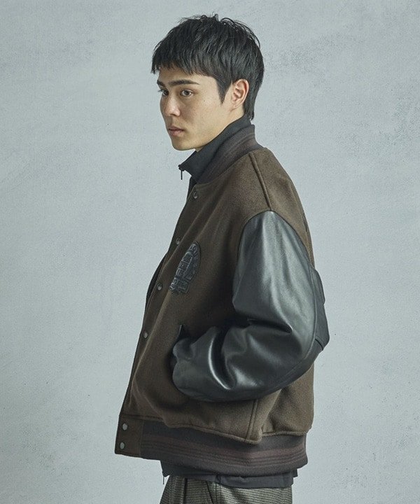 MEN'S BIGI｜【50th Anniv . 中田 慎介】WOOL MELTON STADIUM JAMPER