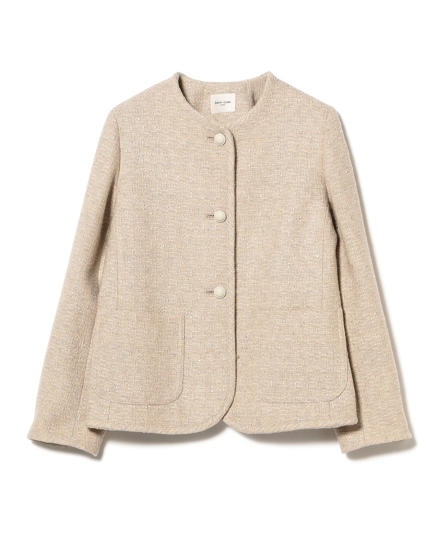 Demi-Luxe BEAMS｜【12/25新規値下げ】ミックスツイード ジャケット