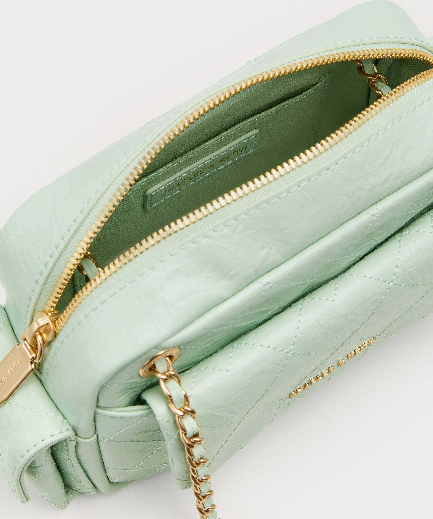 CHARLES & KEITH｜Duo ドゥオ キルトクロスボディーバッグ | Rakuten