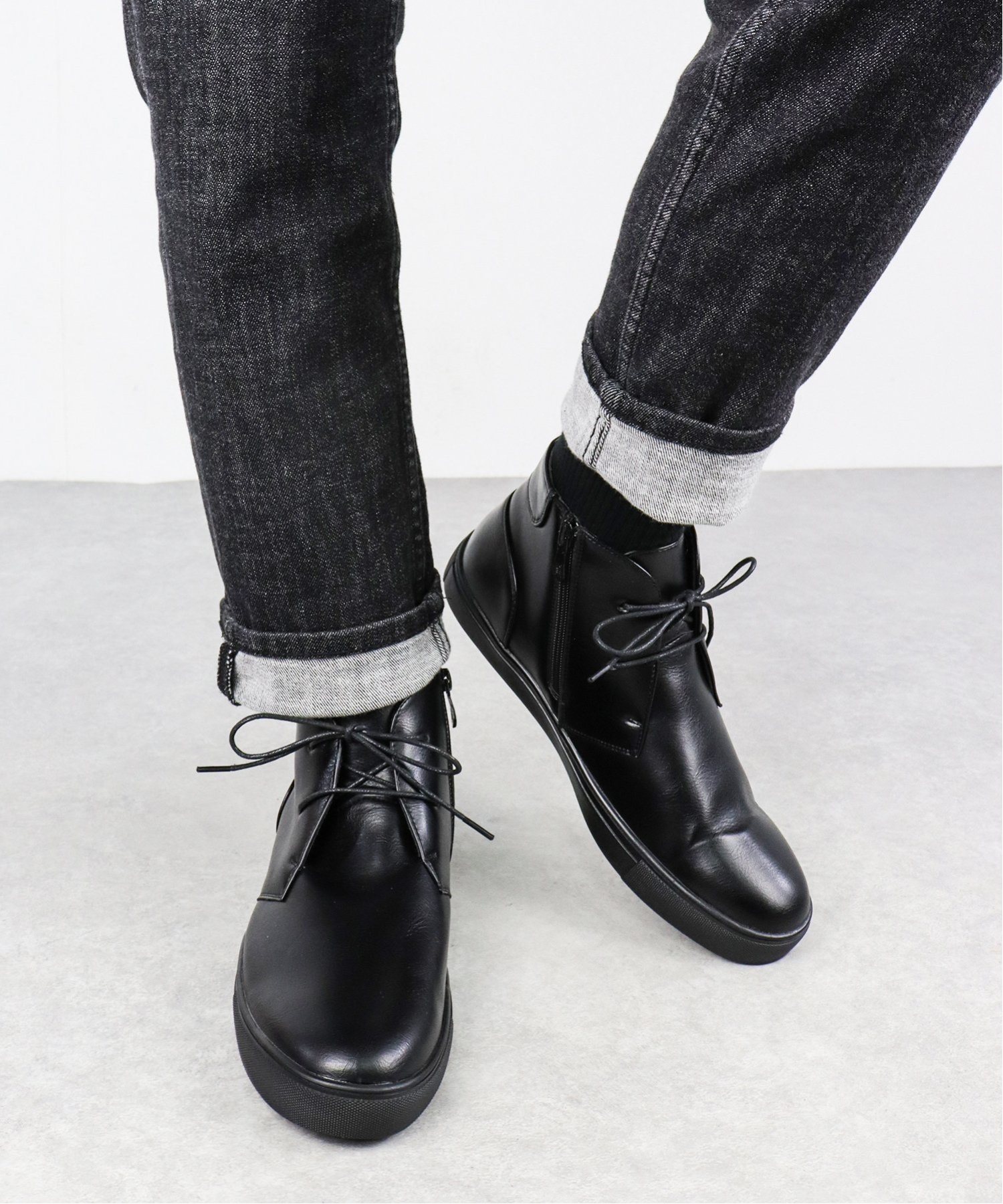 SFW｜メンズ セットアップ オフィスカジュアル スニーカーソール