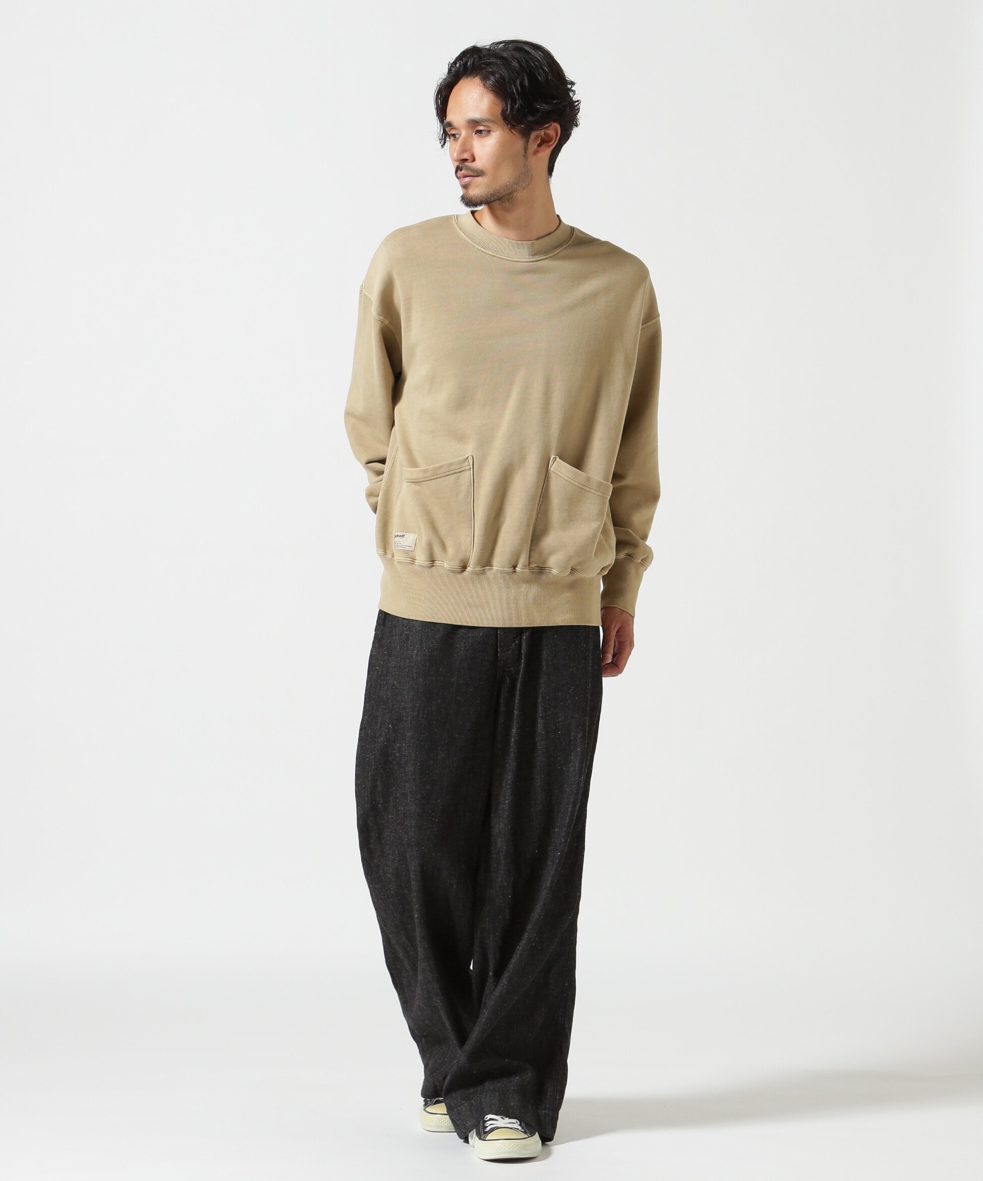 Schott｜SOUVENIR CREW SWEAT/スーベニア クルースウエット 顔虎