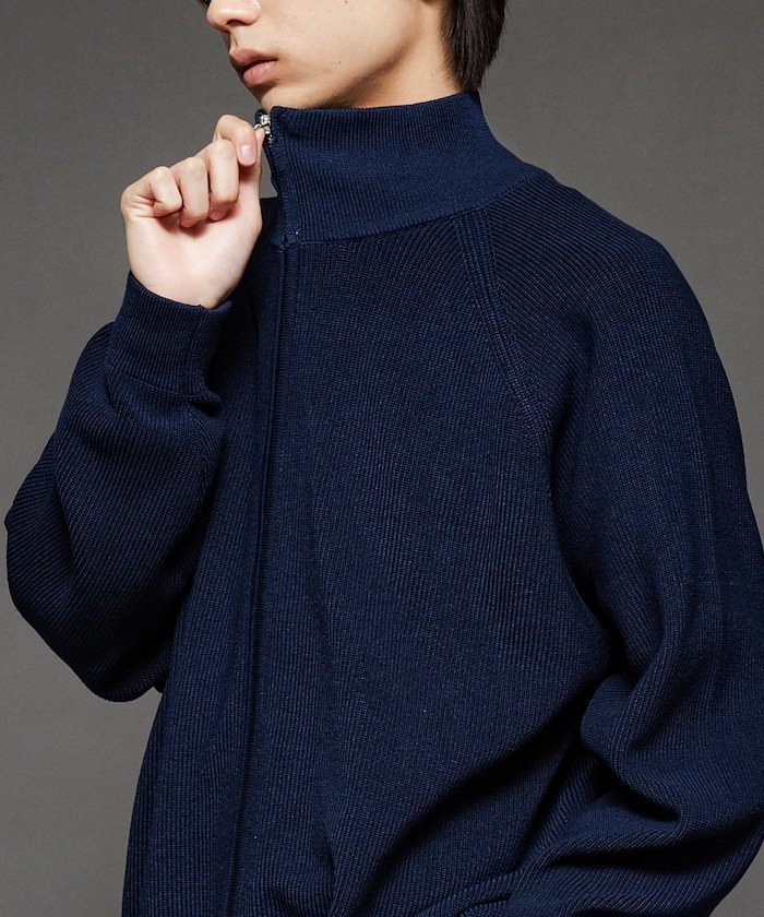 FREAK'S STORE｜リラックスフィット 片畦編み ドライバーズニット