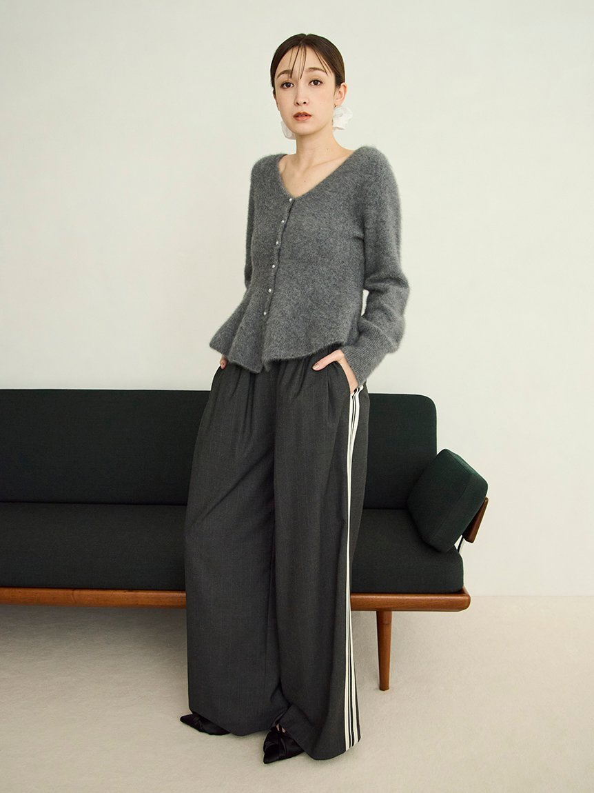 FRAY I.D｜フォックスカシミアペプラムカーディガン | Rakuten Fashion