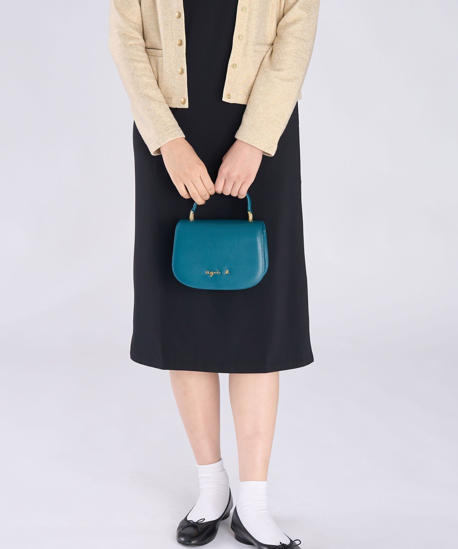 agnes b.｜【by R 限定品】agnes b. レザー 2way ショルダーバッグ