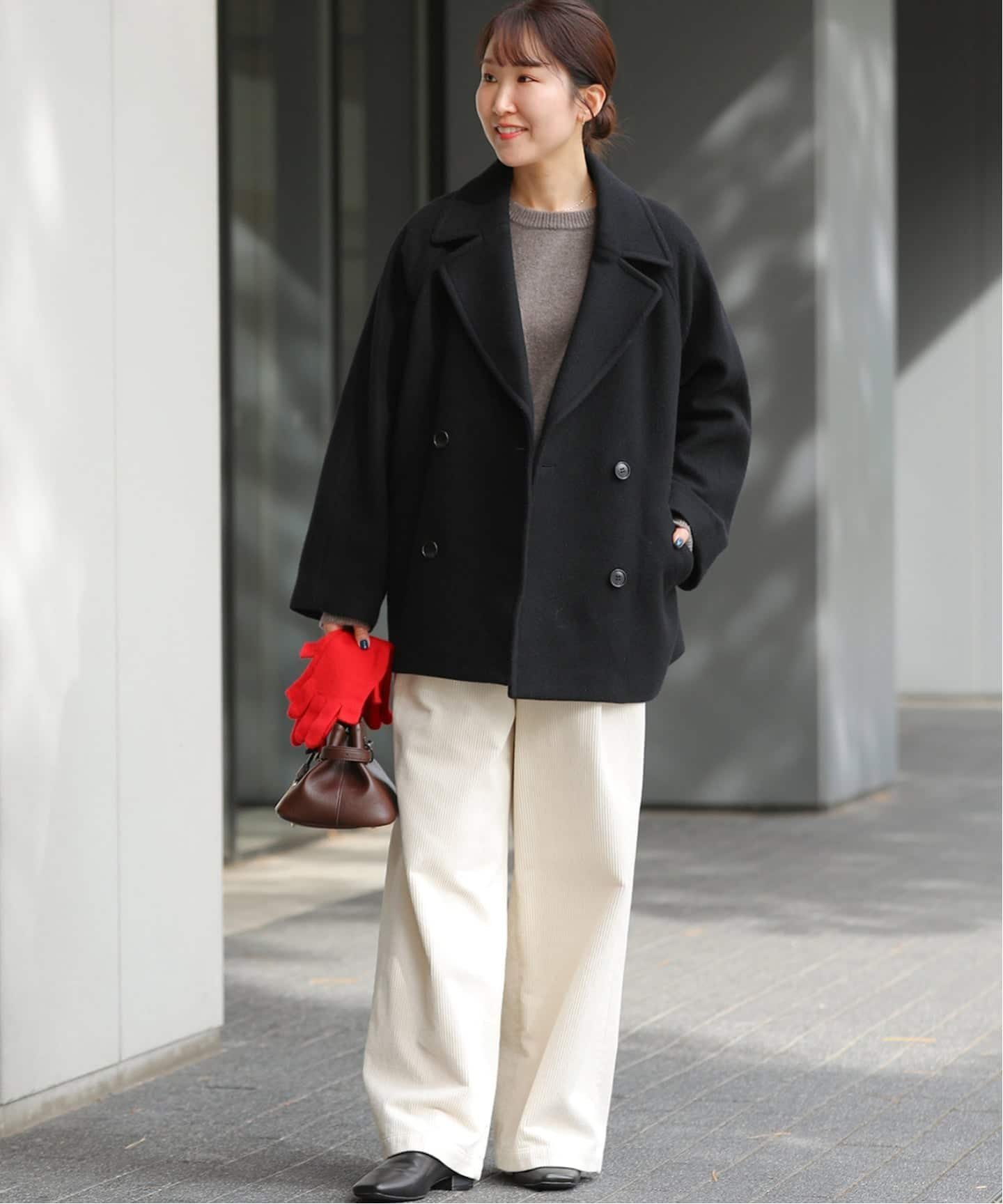 JOURNAL STANDARD relume｜《WEB限定》尾州ウールショートPコート