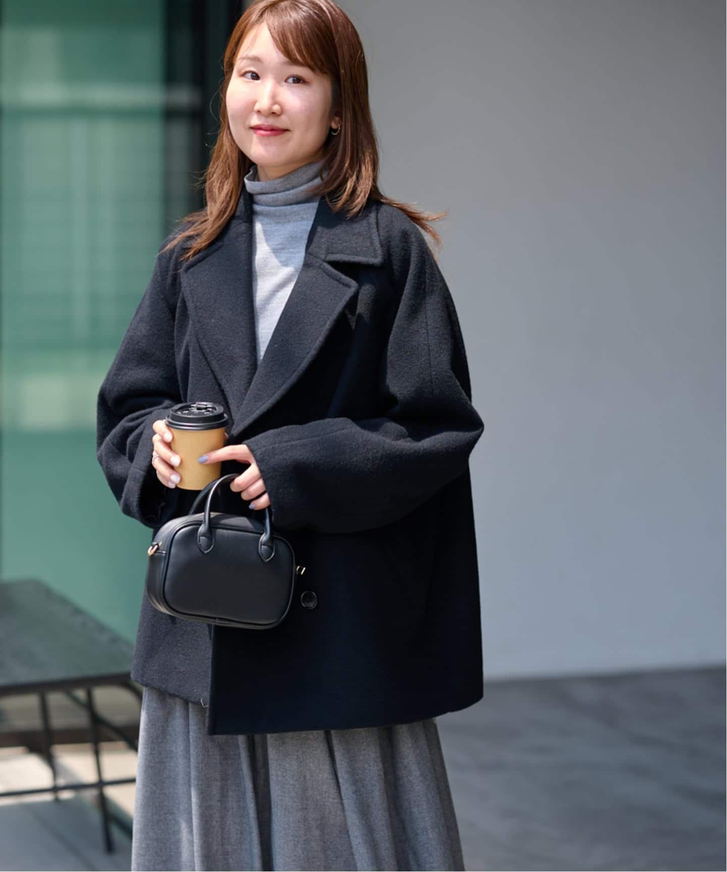 JOURNAL STANDARD relume｜《WEB限定》尾州ウールショートPコート