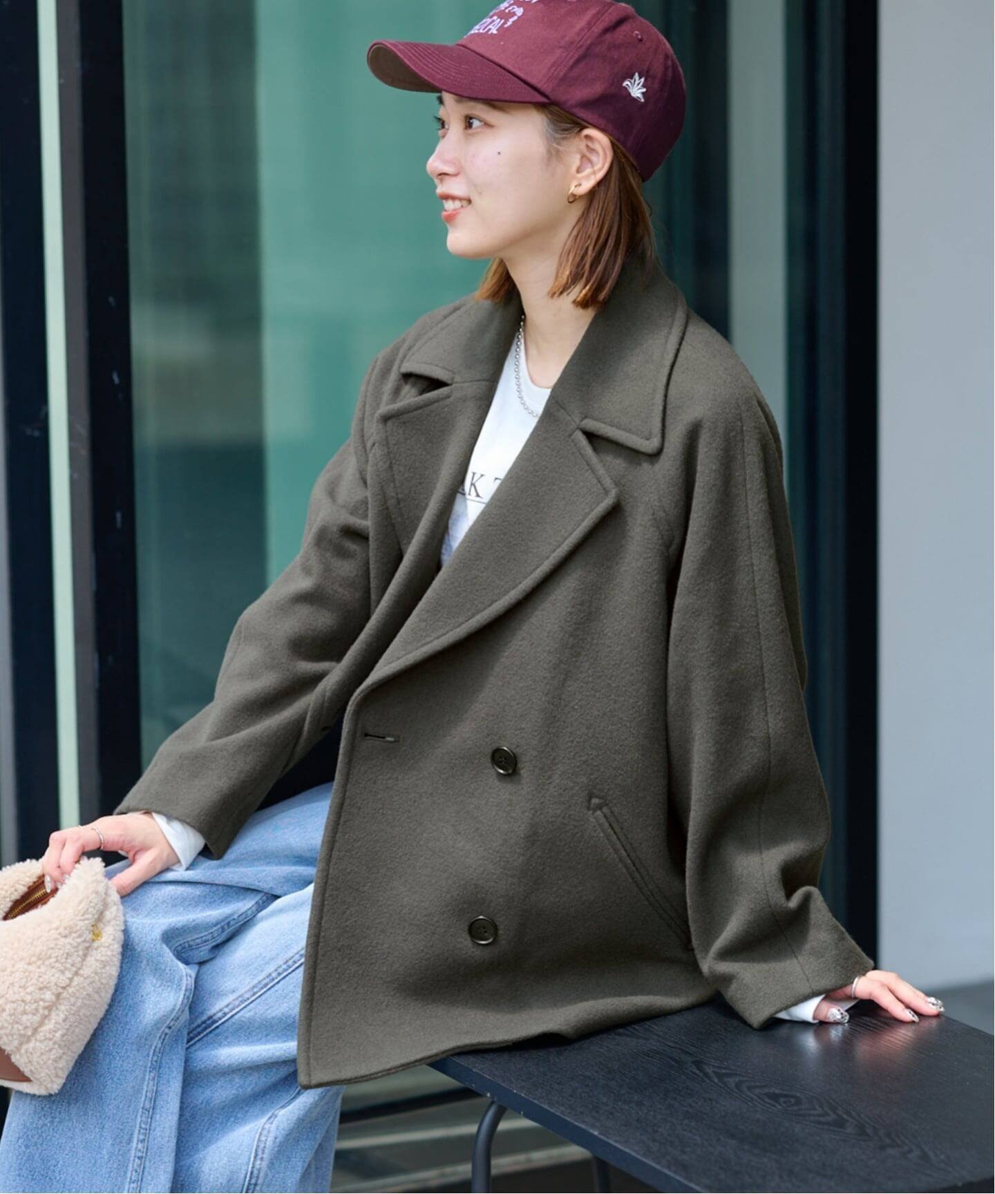 JOURNAL STANDARD relume｜《WEB限定》尾州ウールショートPコート