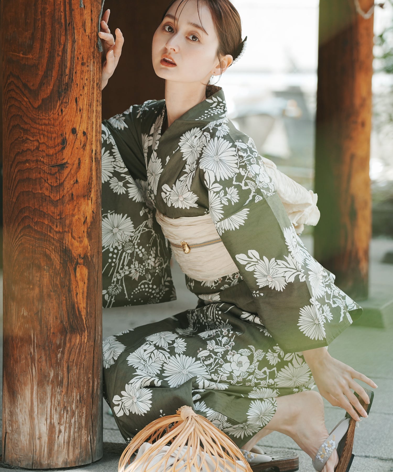 utatane｜浴衣 セット レディース 浴衣セット 大人 3点セット(浴衣/帯