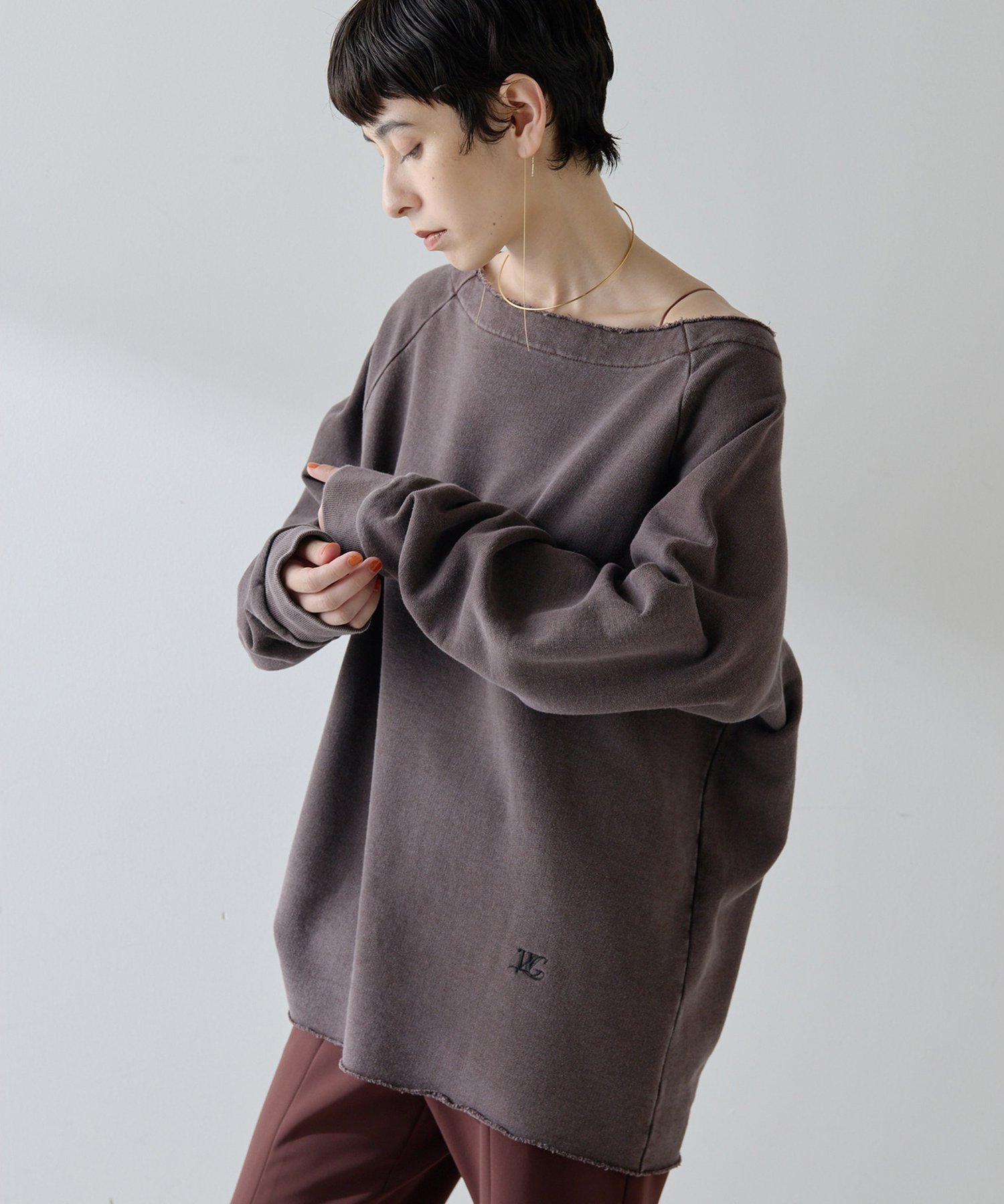 Whim Gazette｜オフショル裏毛プルオーバー | Rakuten Fashion(楽天