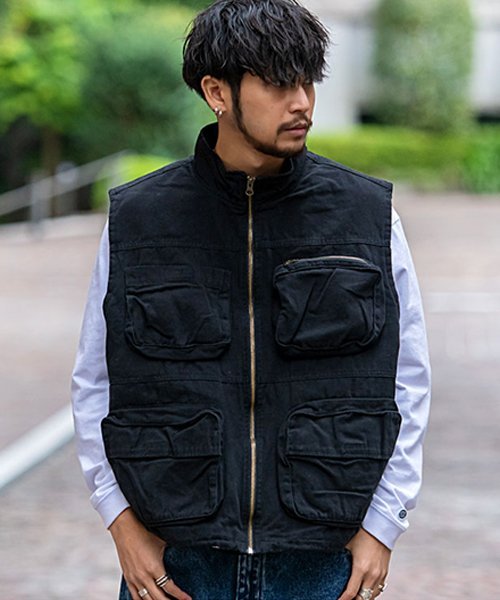 SILVER BULLET｜CavariA 中綿入りビッグタクティカルベスト 釣りベスト