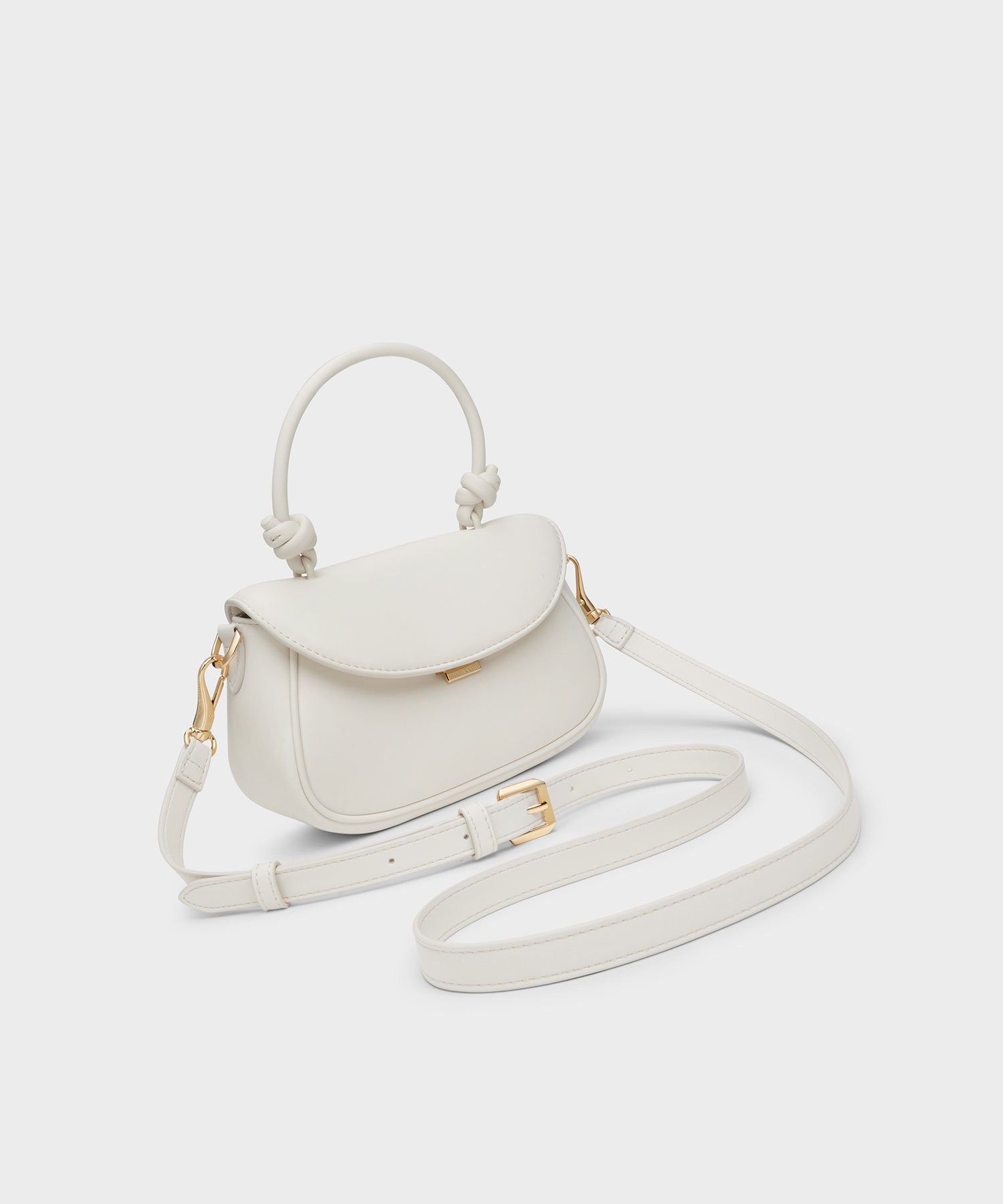 CHARLES & KEITH｜Sammie サミー ノットハンドルフロントフラップ