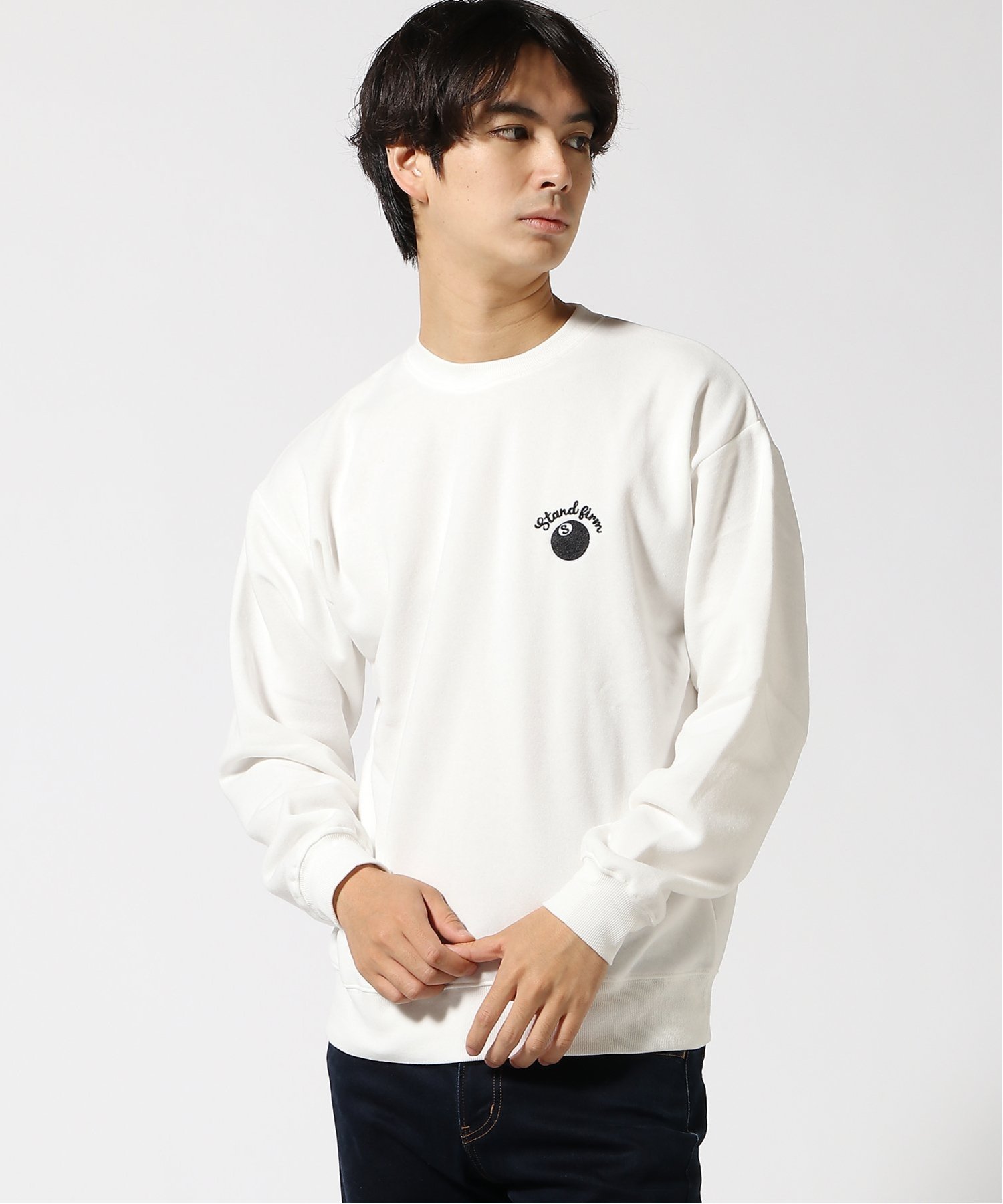 nagonstans トレーナー サイズ38 ホワイト nagonstans トレーナー