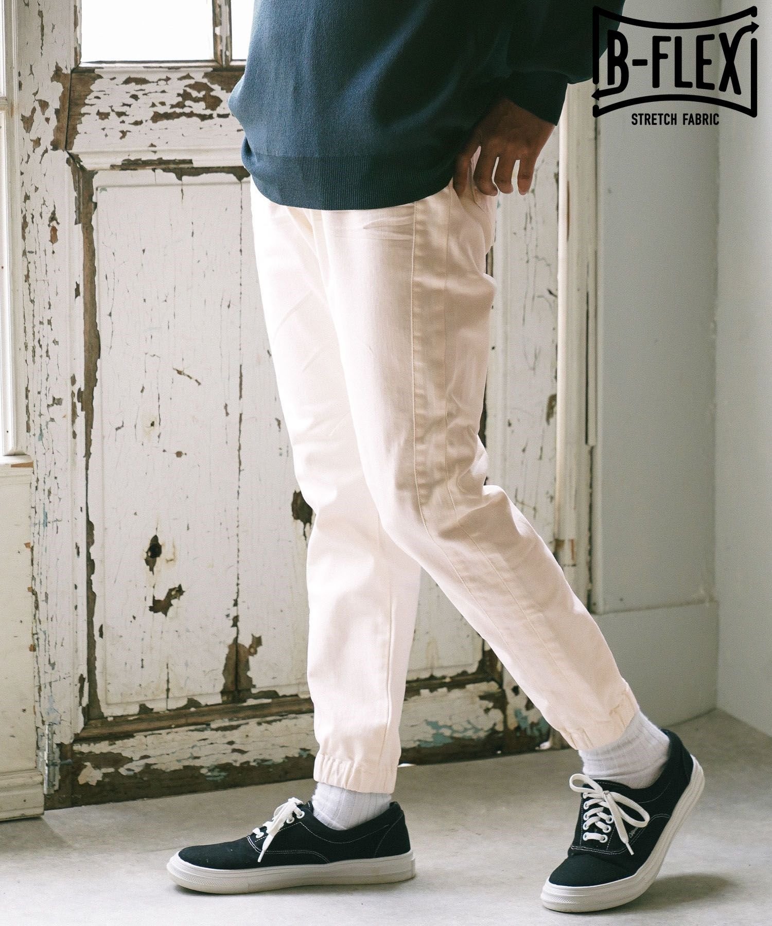 BAYFLOW｜【B-FLEX】[8色展開 穿き心地抜群!] ストレッチジョグパンツ