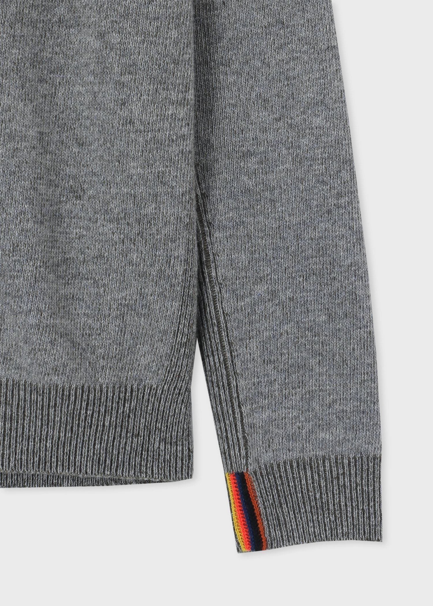 Paul Smith｜アーティストストライプポイント クルーネックニット