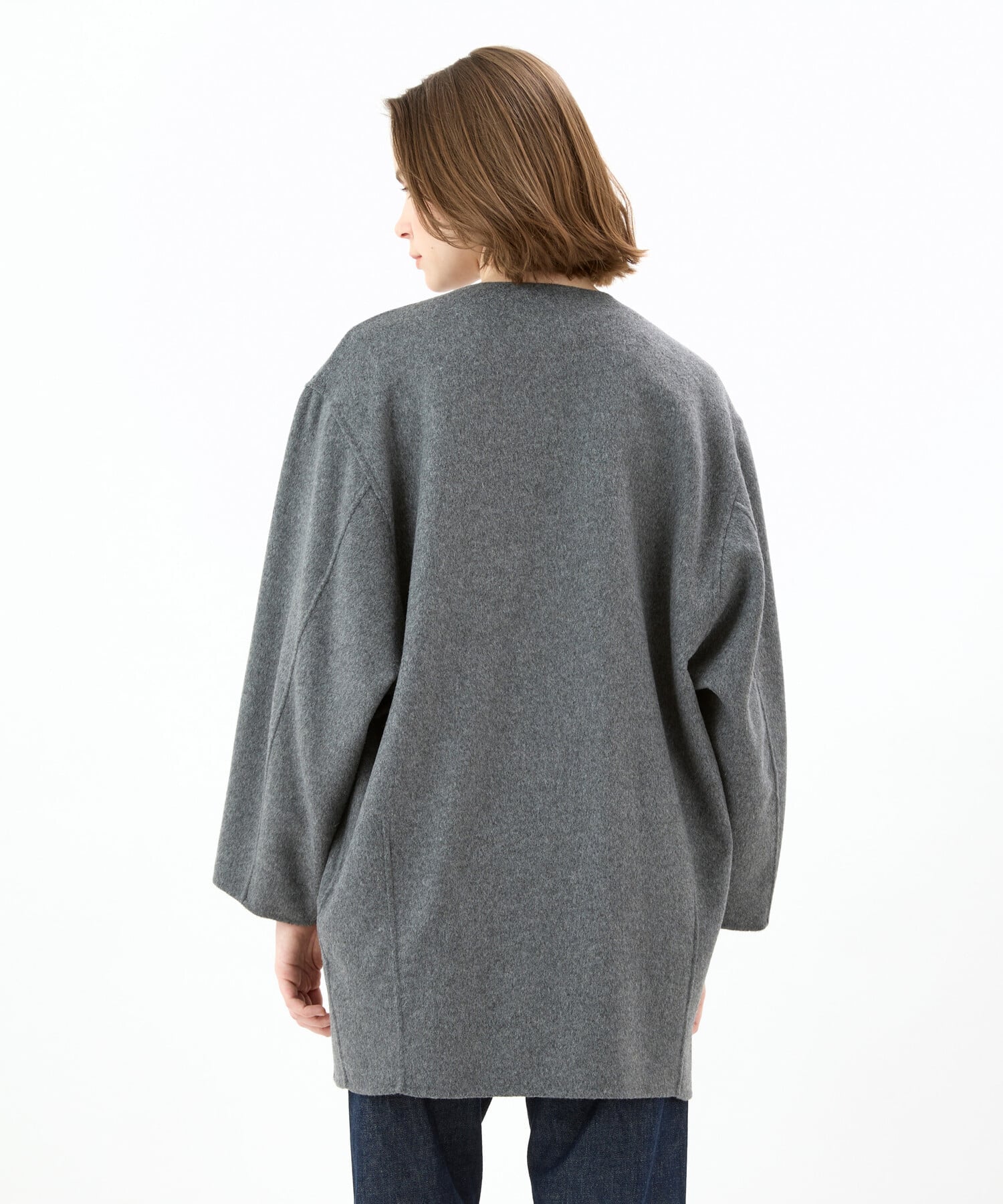 Bshop｜ORCIVAL | リバーウール ノーカラーコート WOMEN | Rakuten