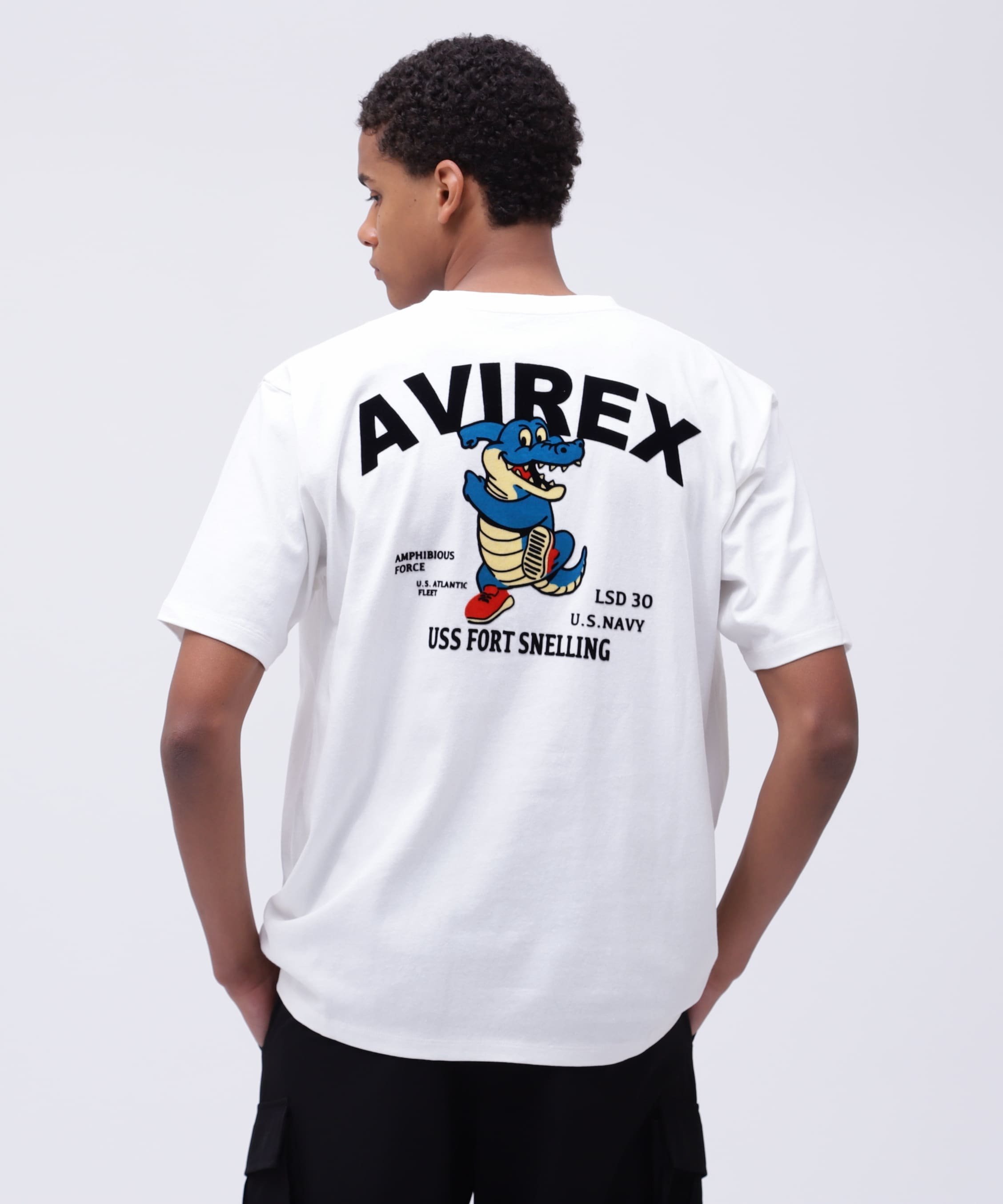 AVIREX｜《WEB&DEPOT限定》USS FORT SNELLING T-SHIRT / USS フォート