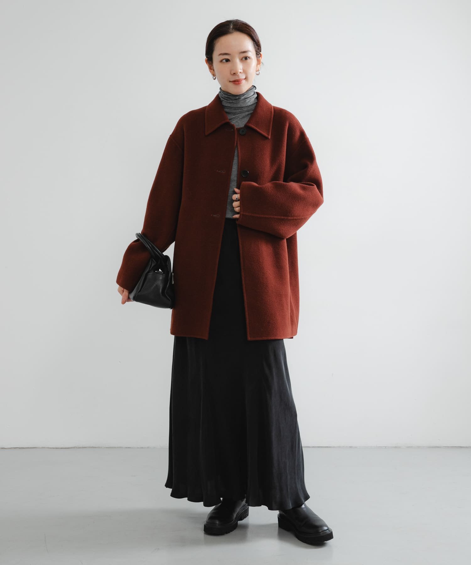 URBAN RESEARCH｜スーパー140ステンカラーリバーミドルコート