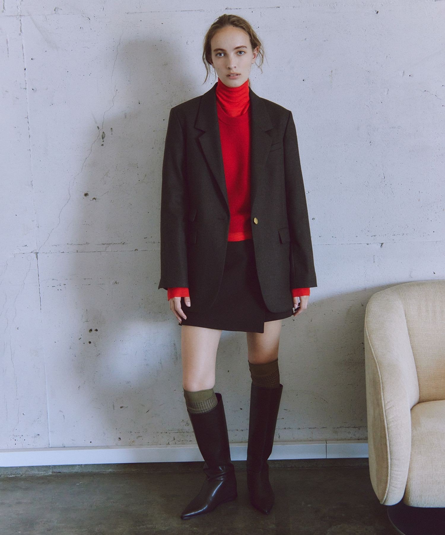 ADAM ET ROPE'｜インヒールロングブーツ | Rakuten Fashion(楽天