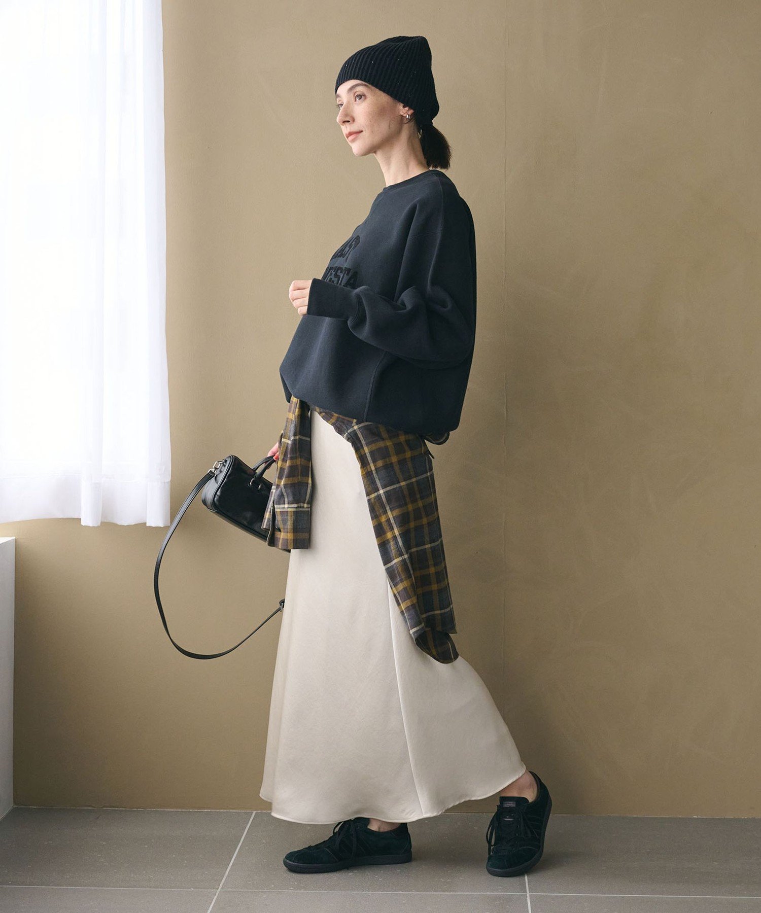 ビューティアンドユース 別注Champion プリント スウェットプルオーバー BEAUTY&YOUTH UNITED ARROWS｜【別注】<Champion>プリント スウェット