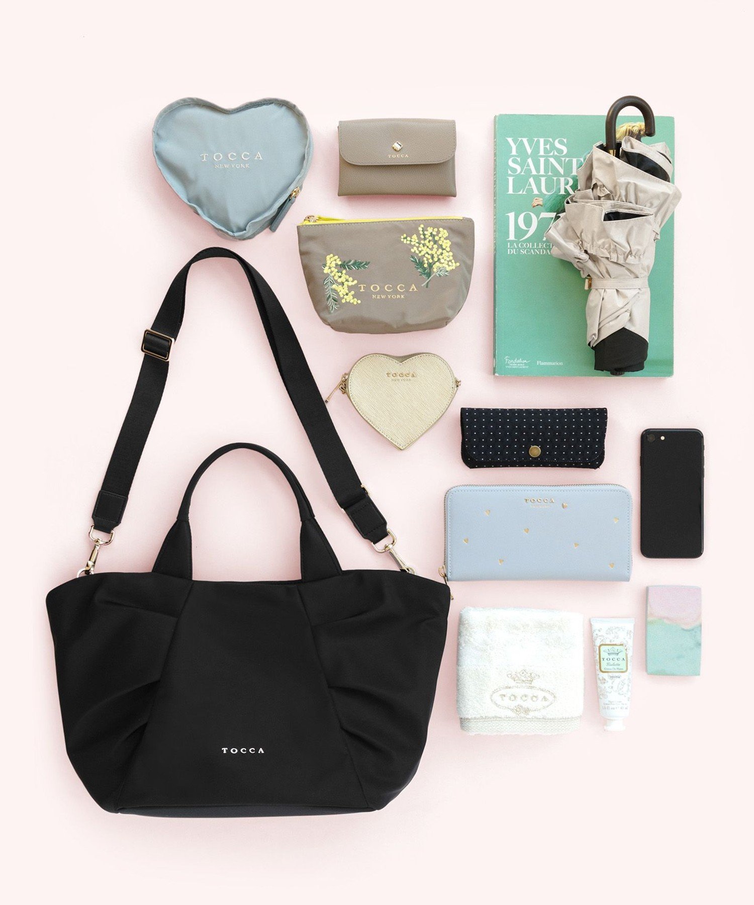 TOCCA｜【八木アリサさん着用】RIBBON KNOT NYLONBAG ナイロントート