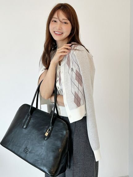 SNIDEL｜アーガイルカーディガン | Rakuten Fashion(楽天ファッション