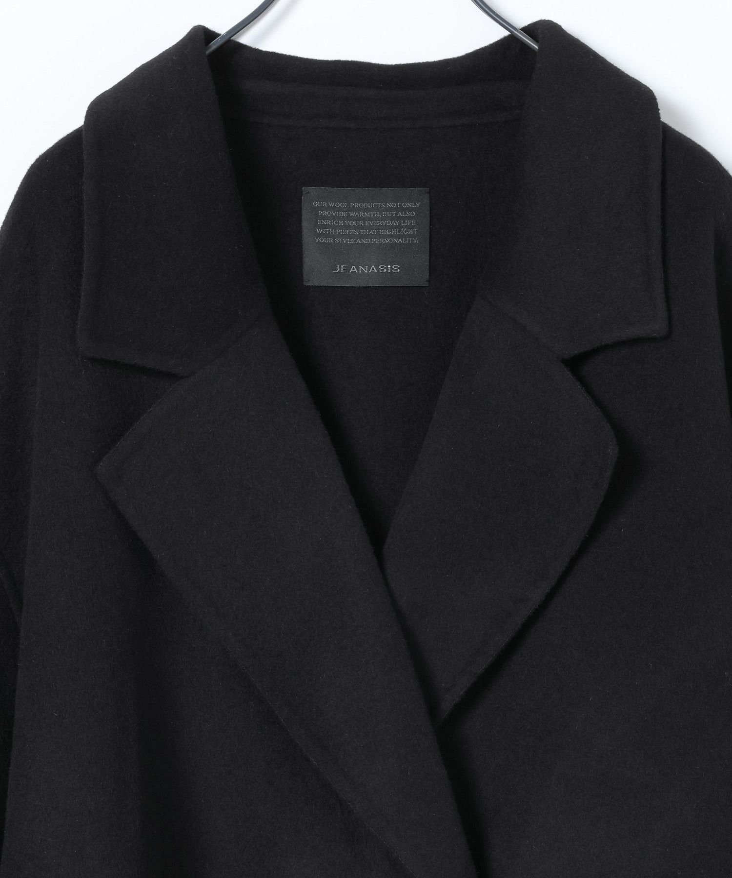 JEANASIS｜ショートビーバーウールミドルコート | Rakuten Fashion