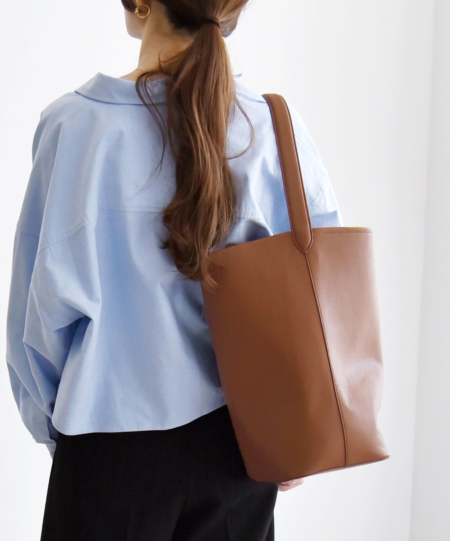 SHIPS｜quaranciel: ワンハンドル バケツ トート バッグ(A4対応