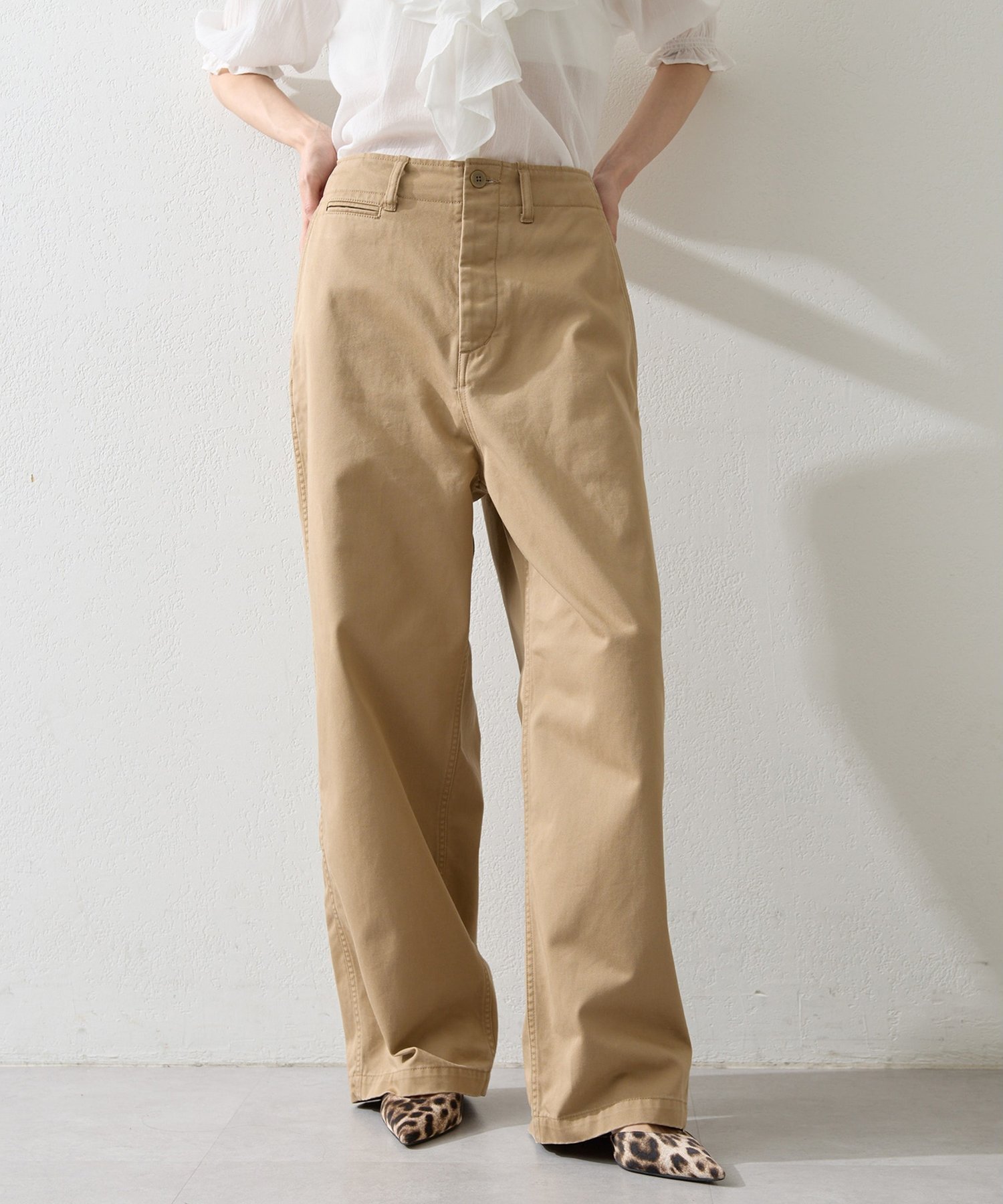 Whim Gazette｜バイオ加工チノパンツ | Rakuten Fashion(楽天