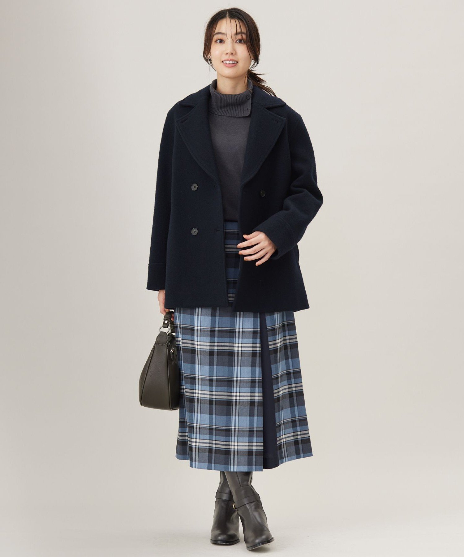 J.PRESS｜Jackal 140sソフトメルトン Pコート | Rakuten Fashion(楽天