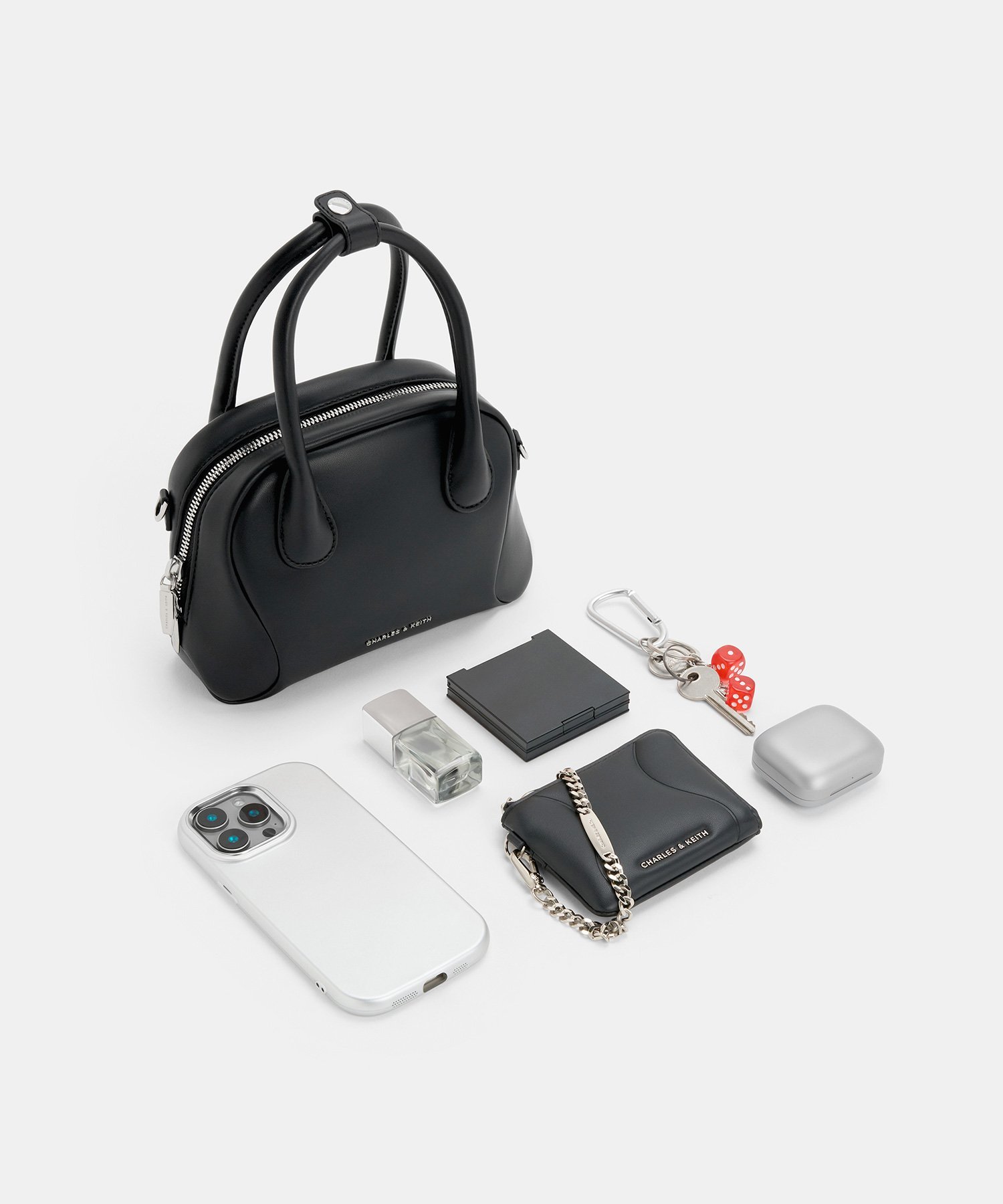 CHARLES & KEITH｜Nelly ネリ ボウリングバッグ | Rakuten Fashion