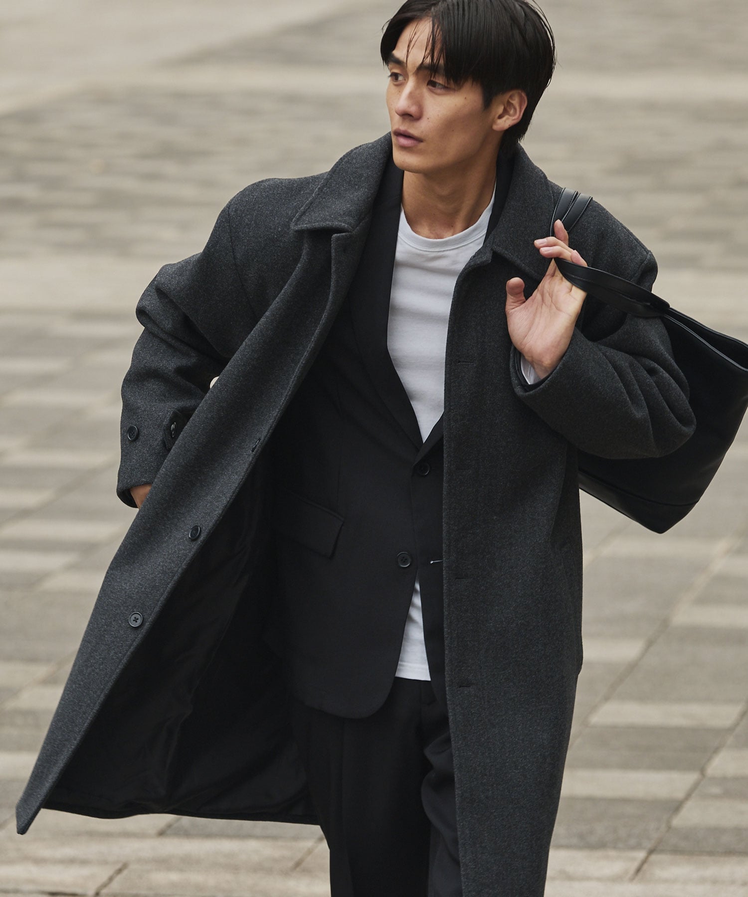 THE CASUAL｜メルトンステンカラーコート | Rakuten Fashion(楽天