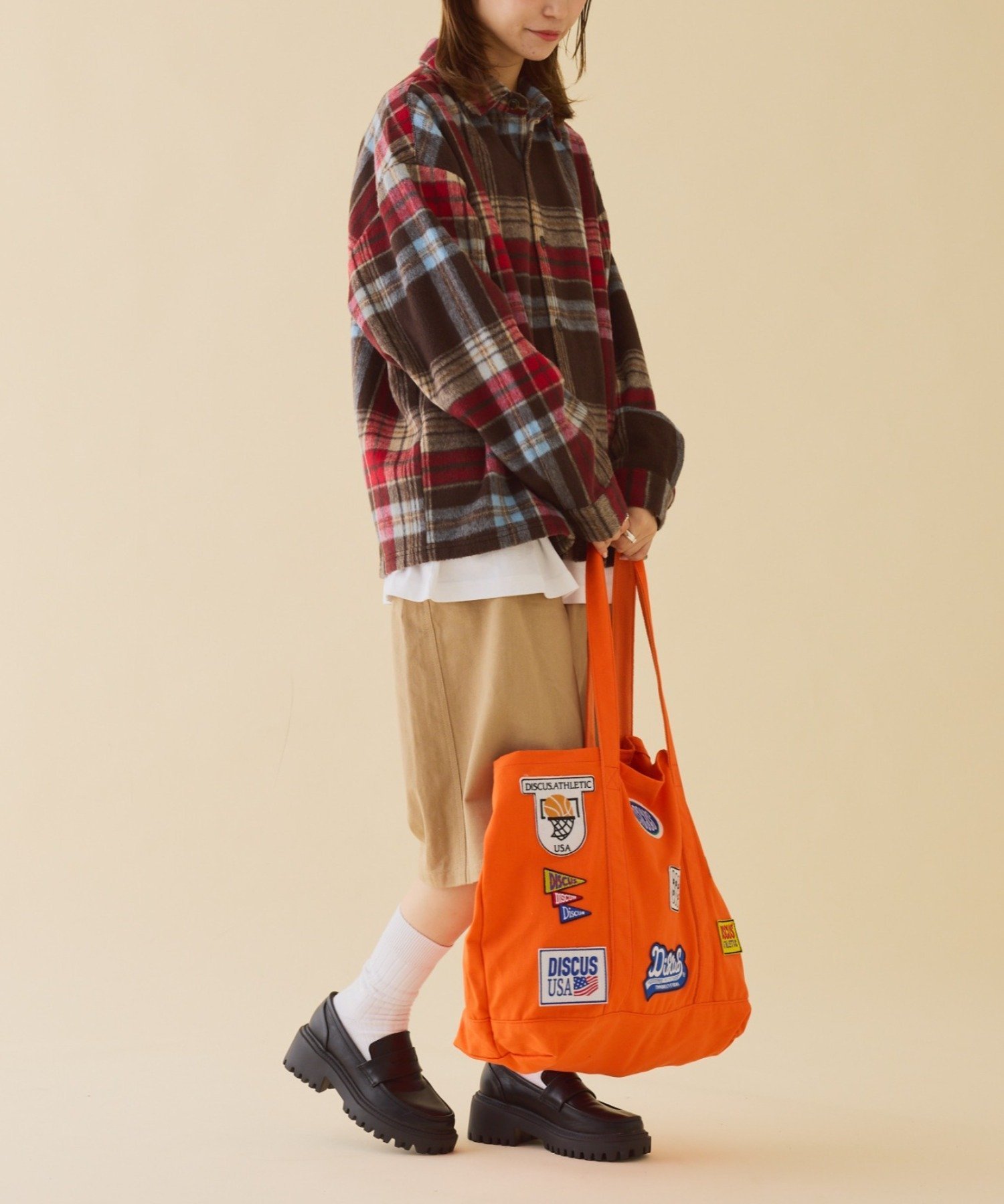 CIAOPANIC TYPY｜【DISCUS】シャギーチェックシャツジャケット