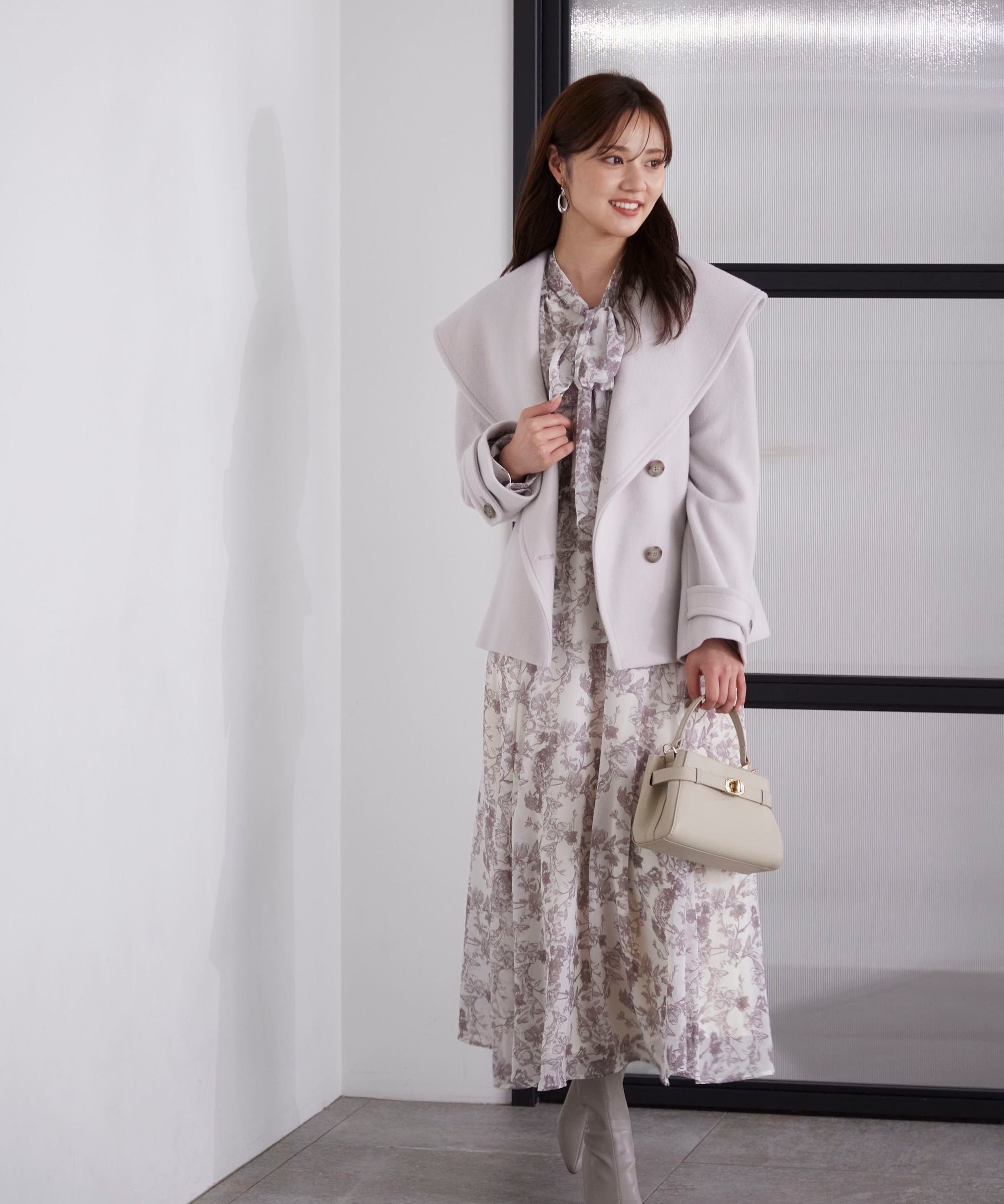 PROPORTION BODY DRESSING｜ショート丈ガウンコート 24AW | Rakuten