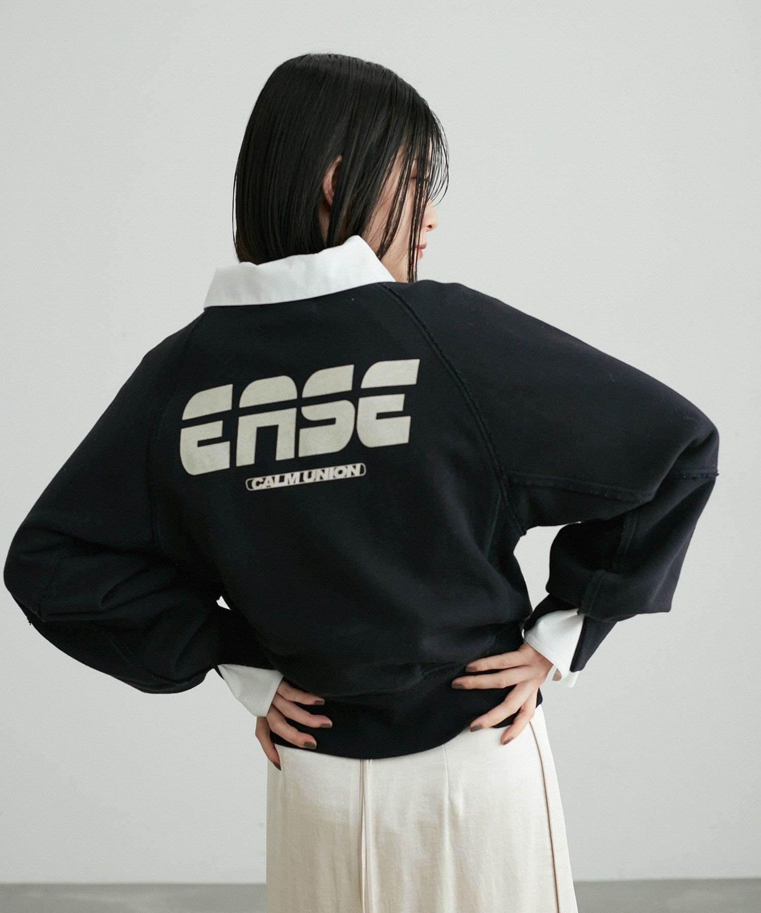 ADAM ET ROPE'｜スリットリブスウェット | Rakuten Fashion(楽天