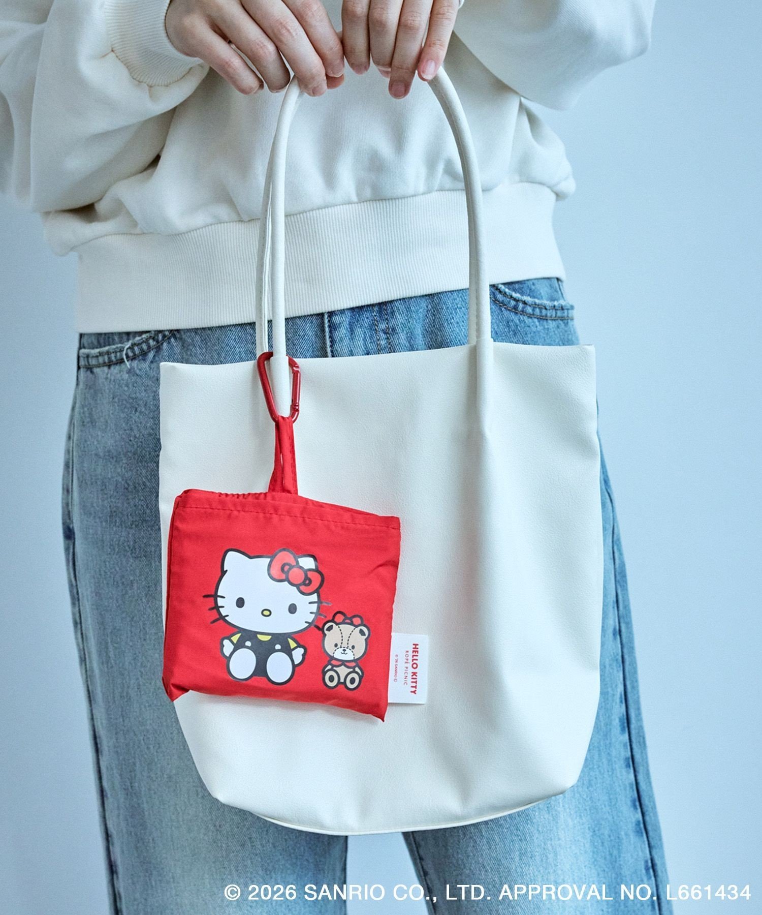 ROPE' PICNIC｜【ROPE' PICNIC*ハローキティ】折りたたみエコバッグ