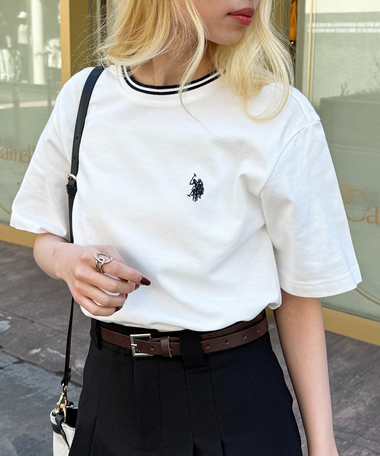 SETUP7｜U.S. POLO ASSN./pony embroidery ティップラインTシャツ ポロ