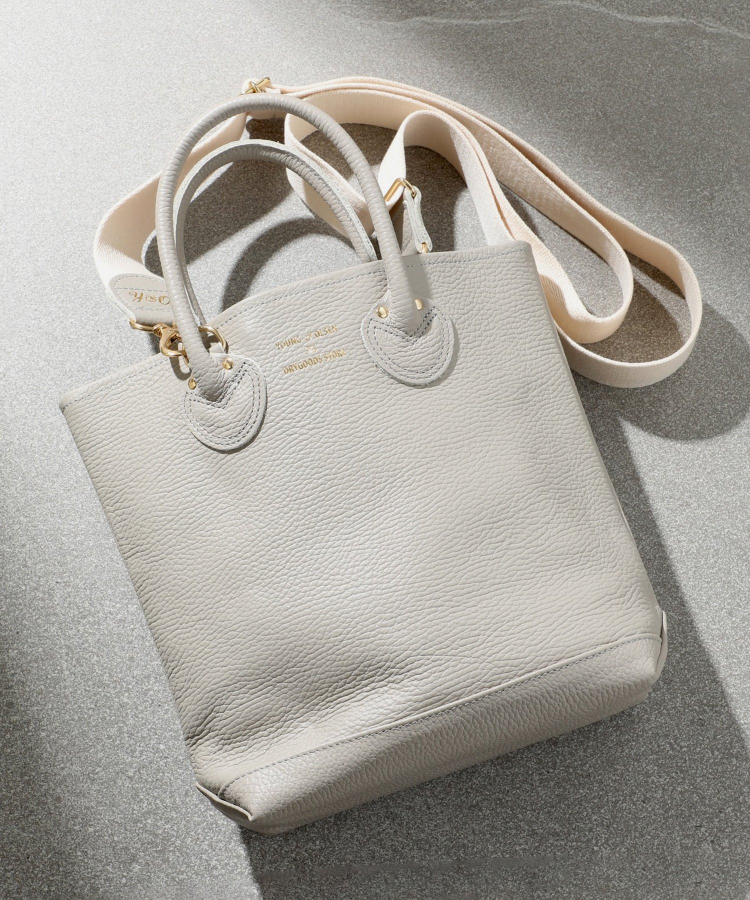 SETUP7｜YOUNG&OLSEN/EMBOSSED LEATHER HAVERSACK S トートバッグ