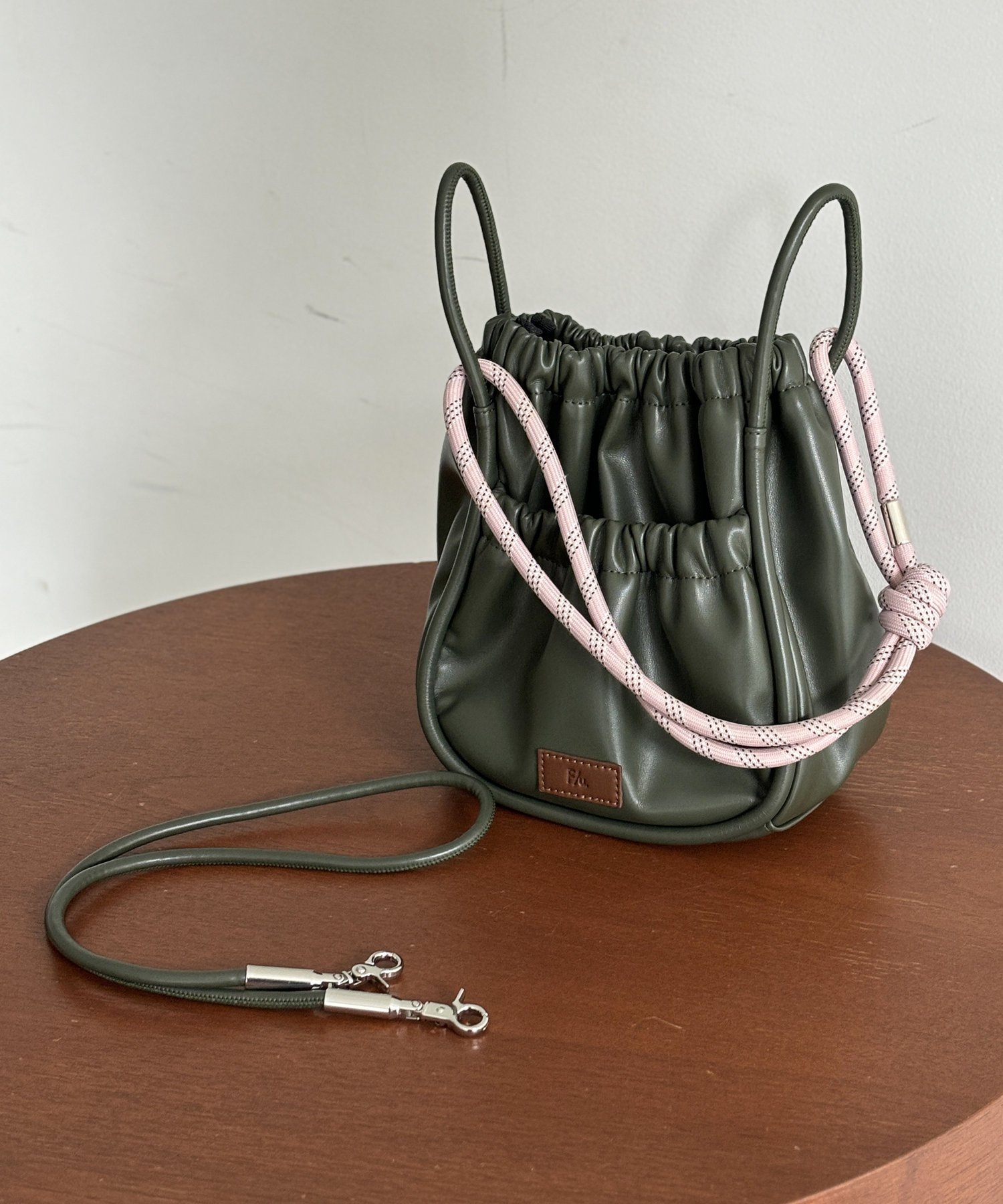 CPCM｜【FUKA's企画】PUパラコードギャザーミニショルダーバッグ