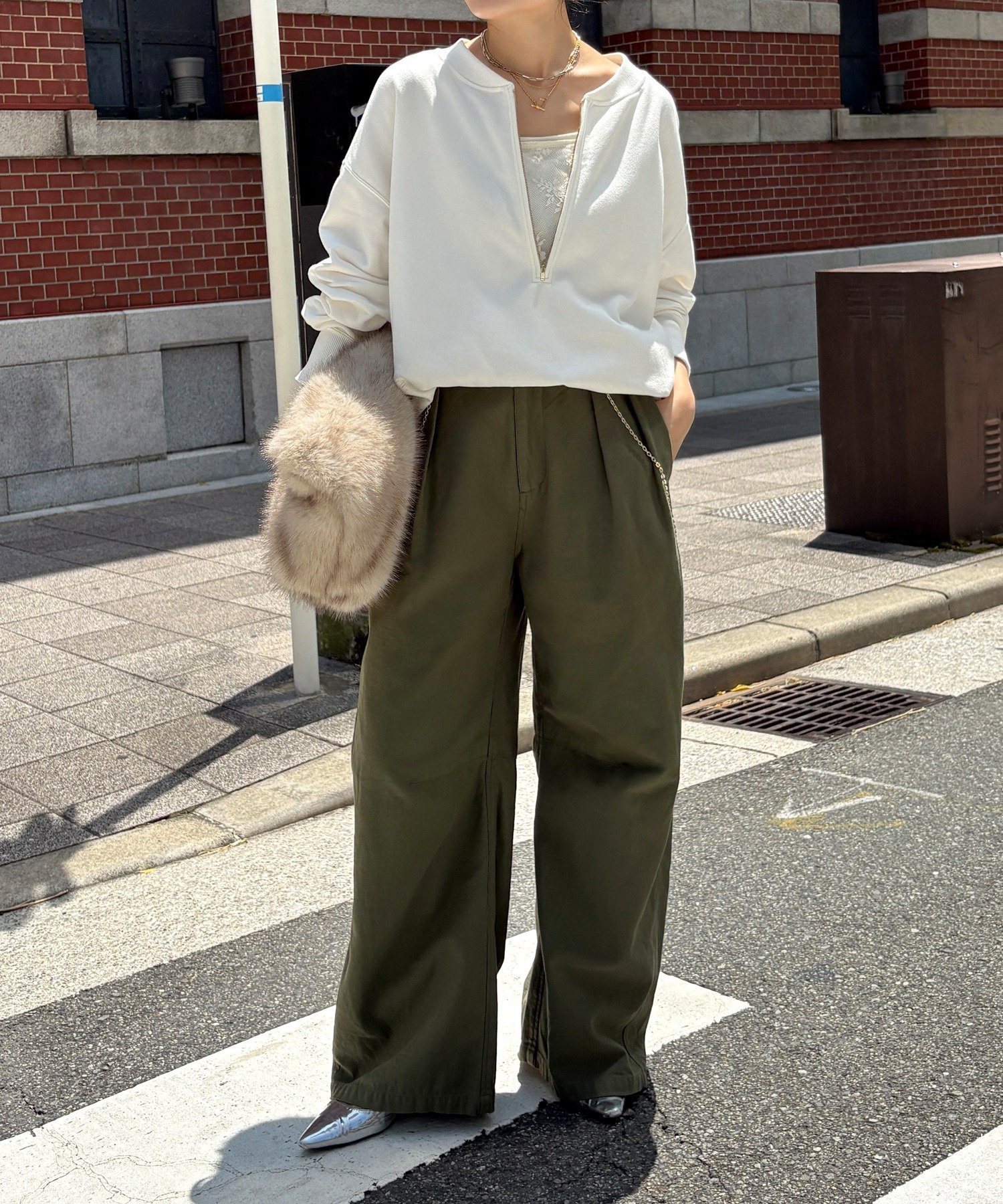 DOUDOU｜【新色追加】【インフルエンサー OKOCHI企画】ハーフジップ