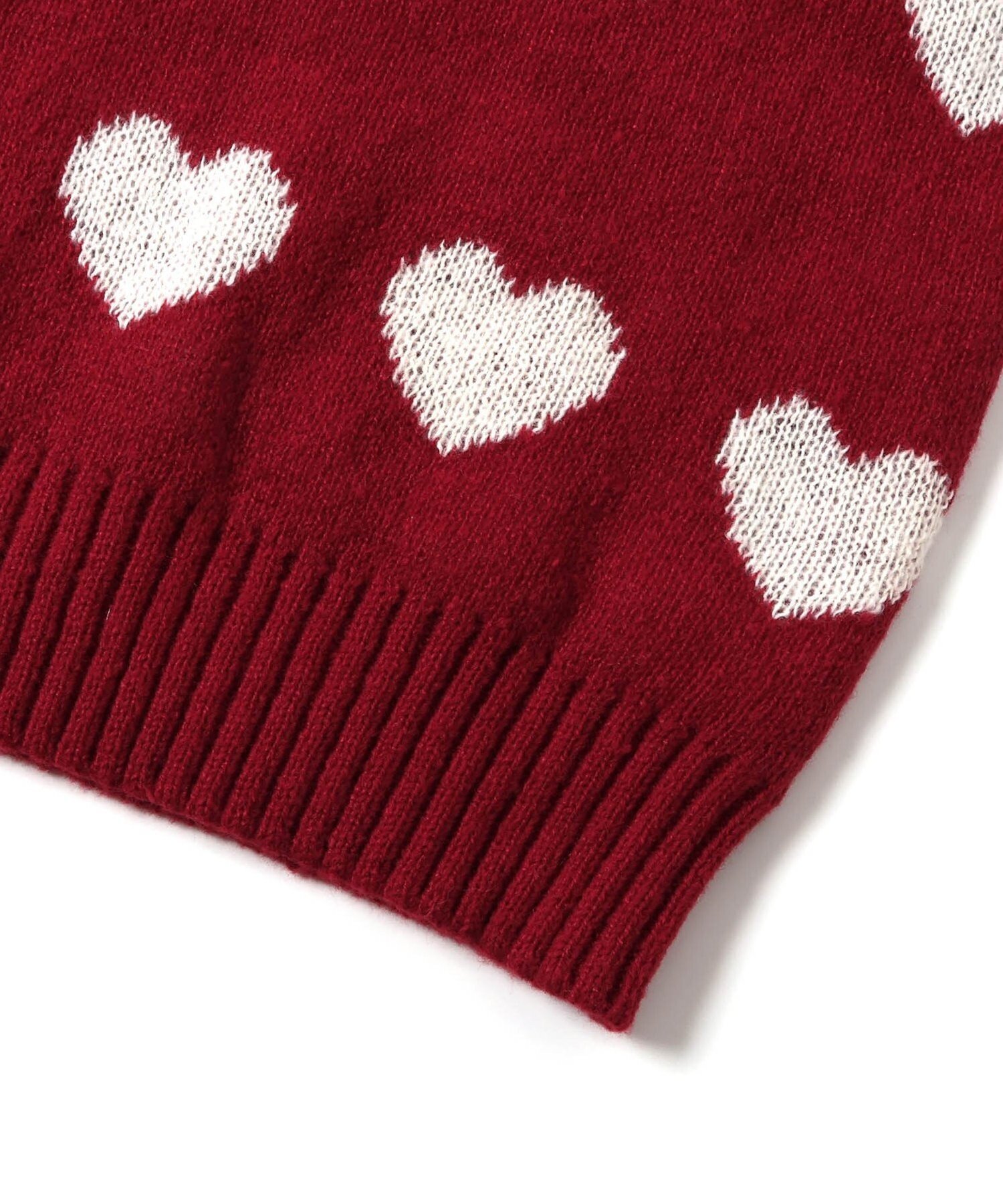 F.O.Online Store｜WEB限定 フラワー・ハートニットワンピース